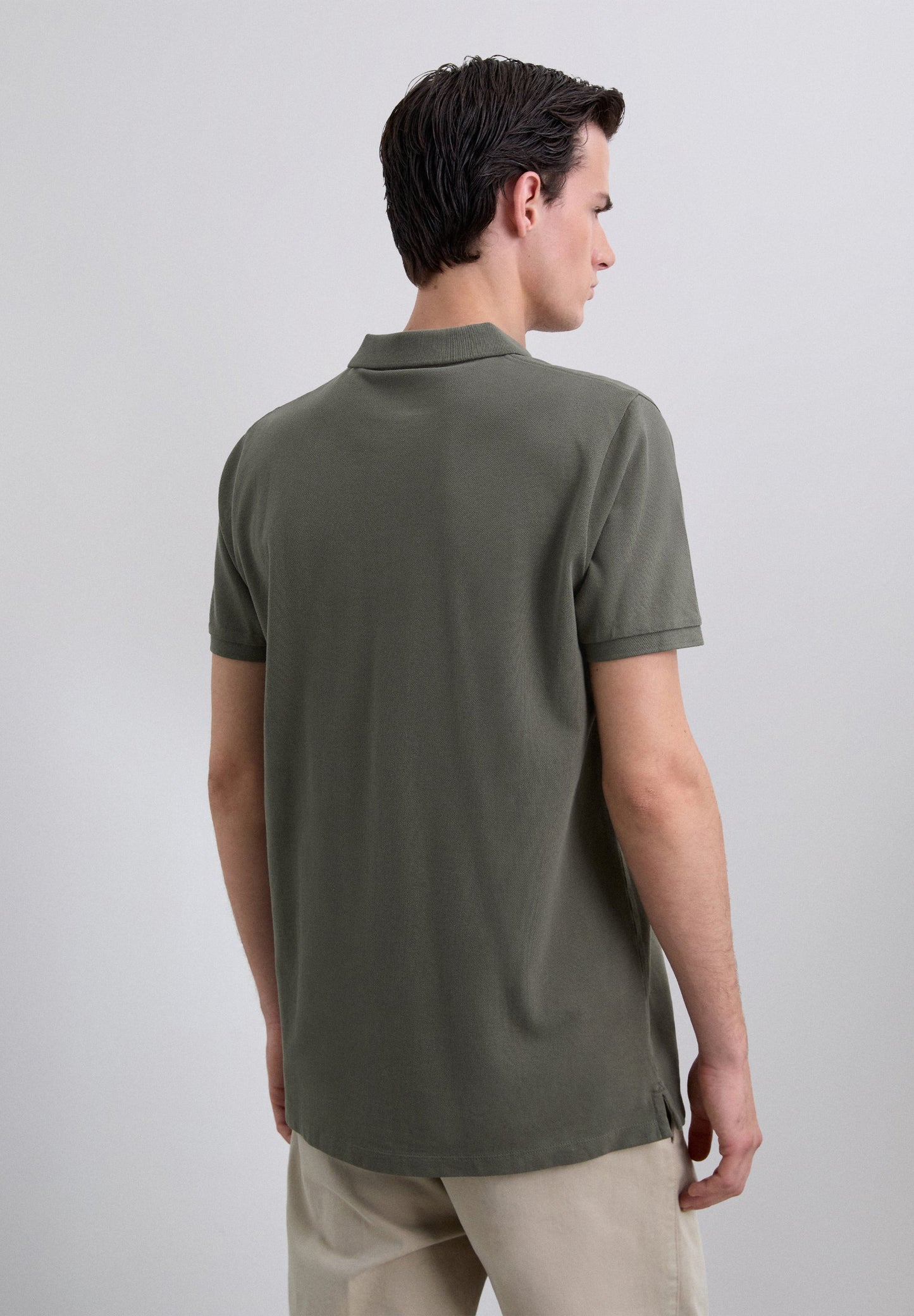 CAMISA POLO BÁSICA COM SKULL