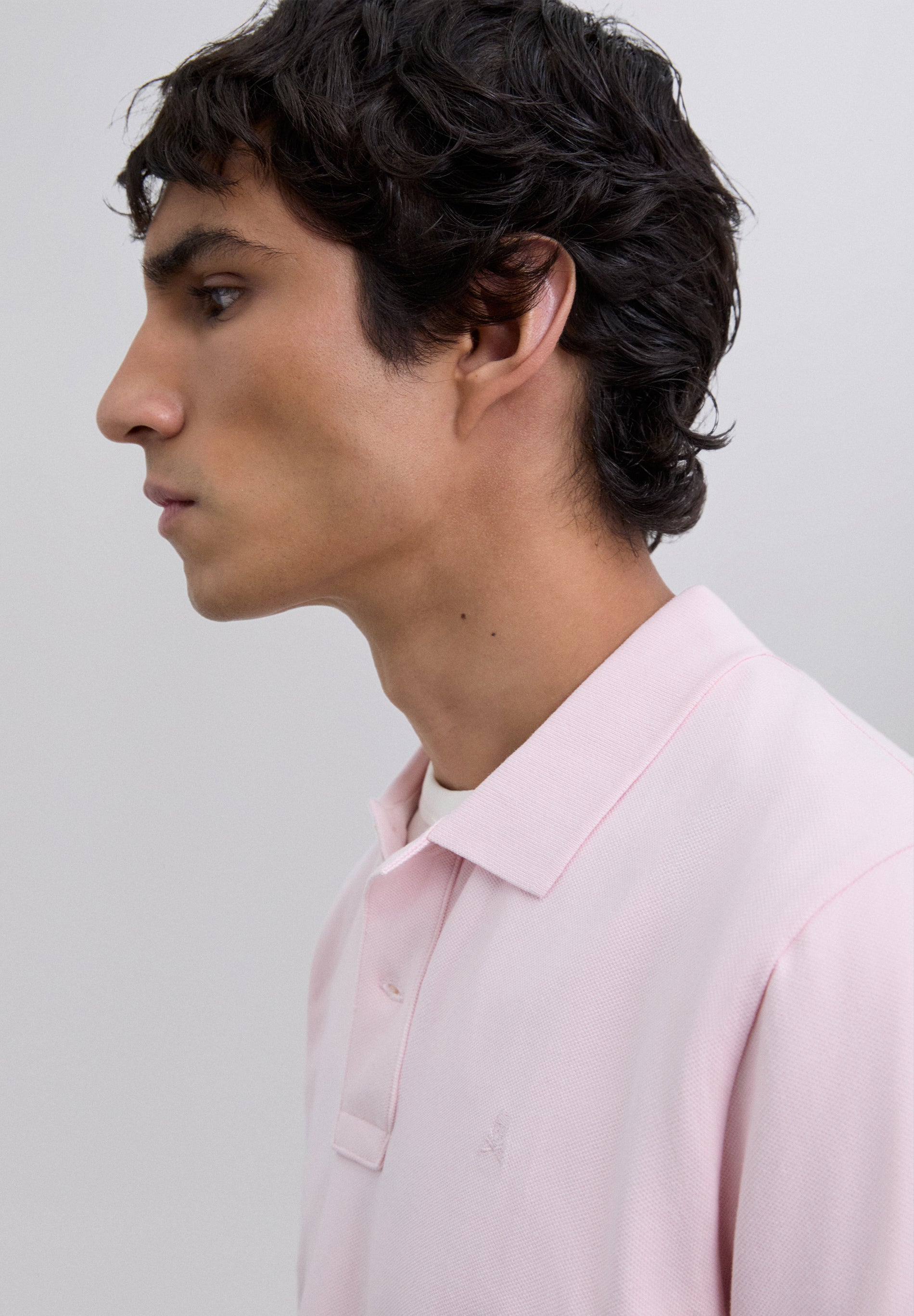 CAMISA POLO BÁSICA COM SKULL