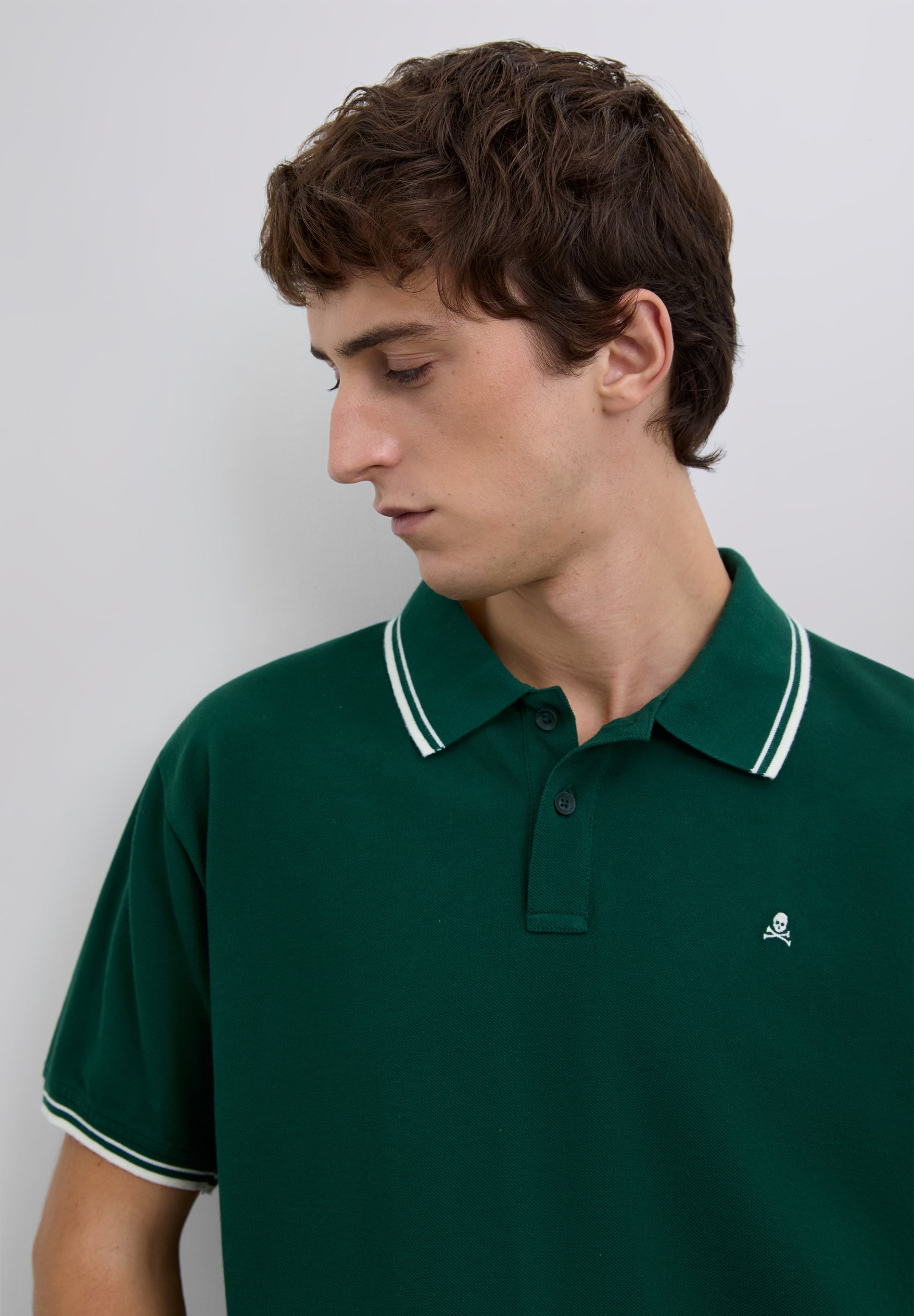 CAMISA POLO CONTRASTE SKULL