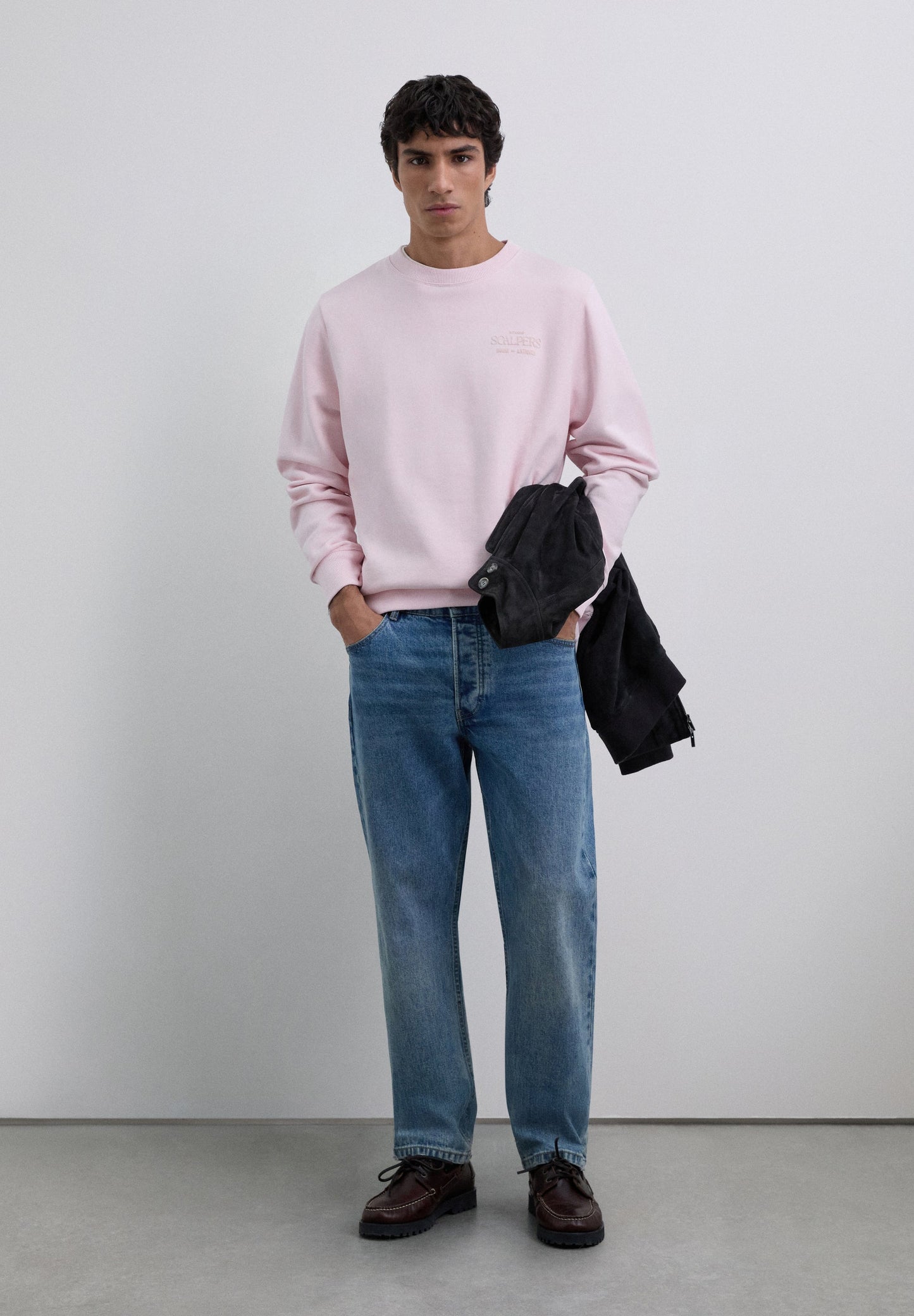 SWEATSHIRT COM PADRÃO DE LOGÓTIPO