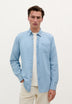 CAMISA DENIM EM ALGODÃO