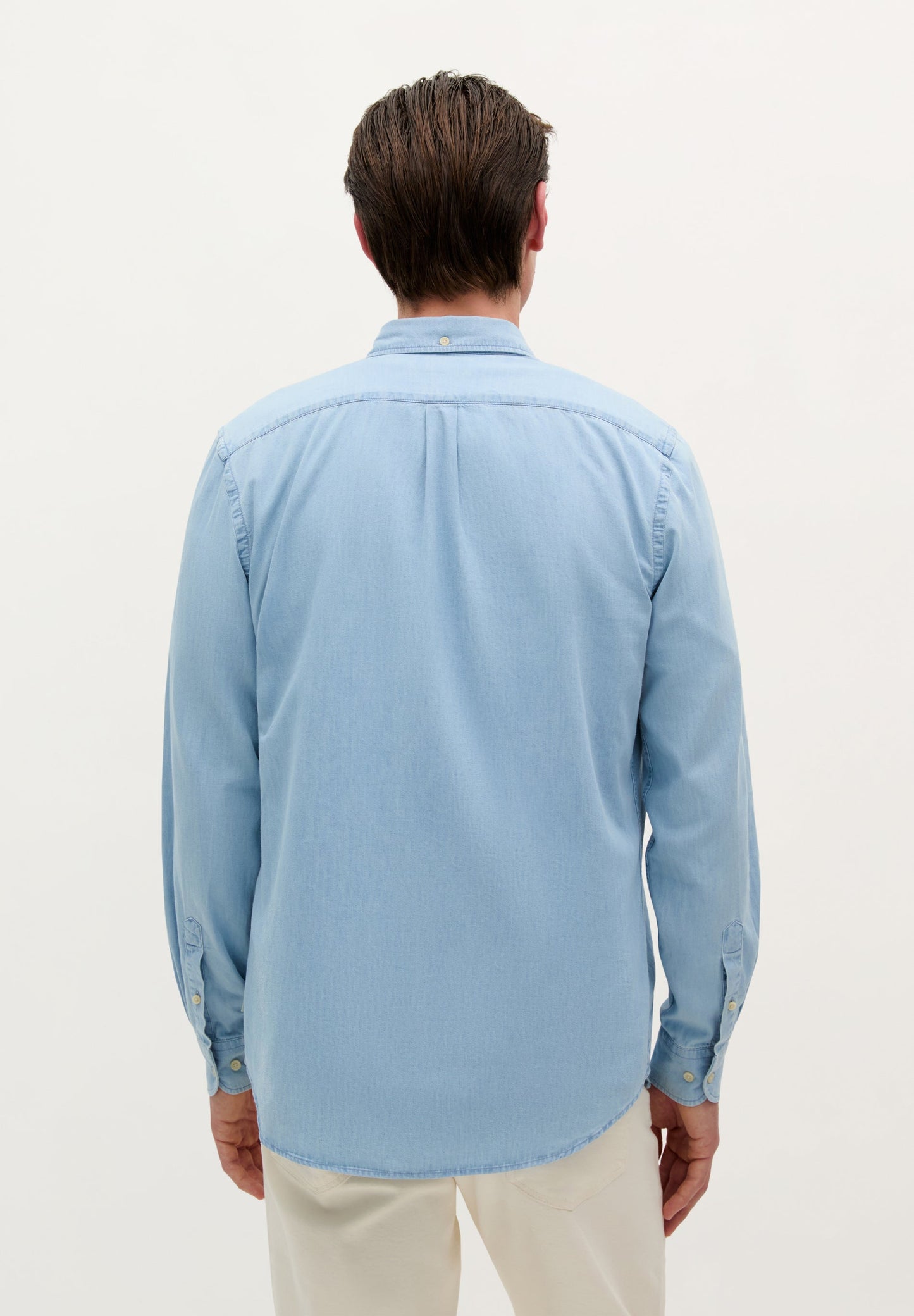 CAMISA DENIM EM ALGODÃO