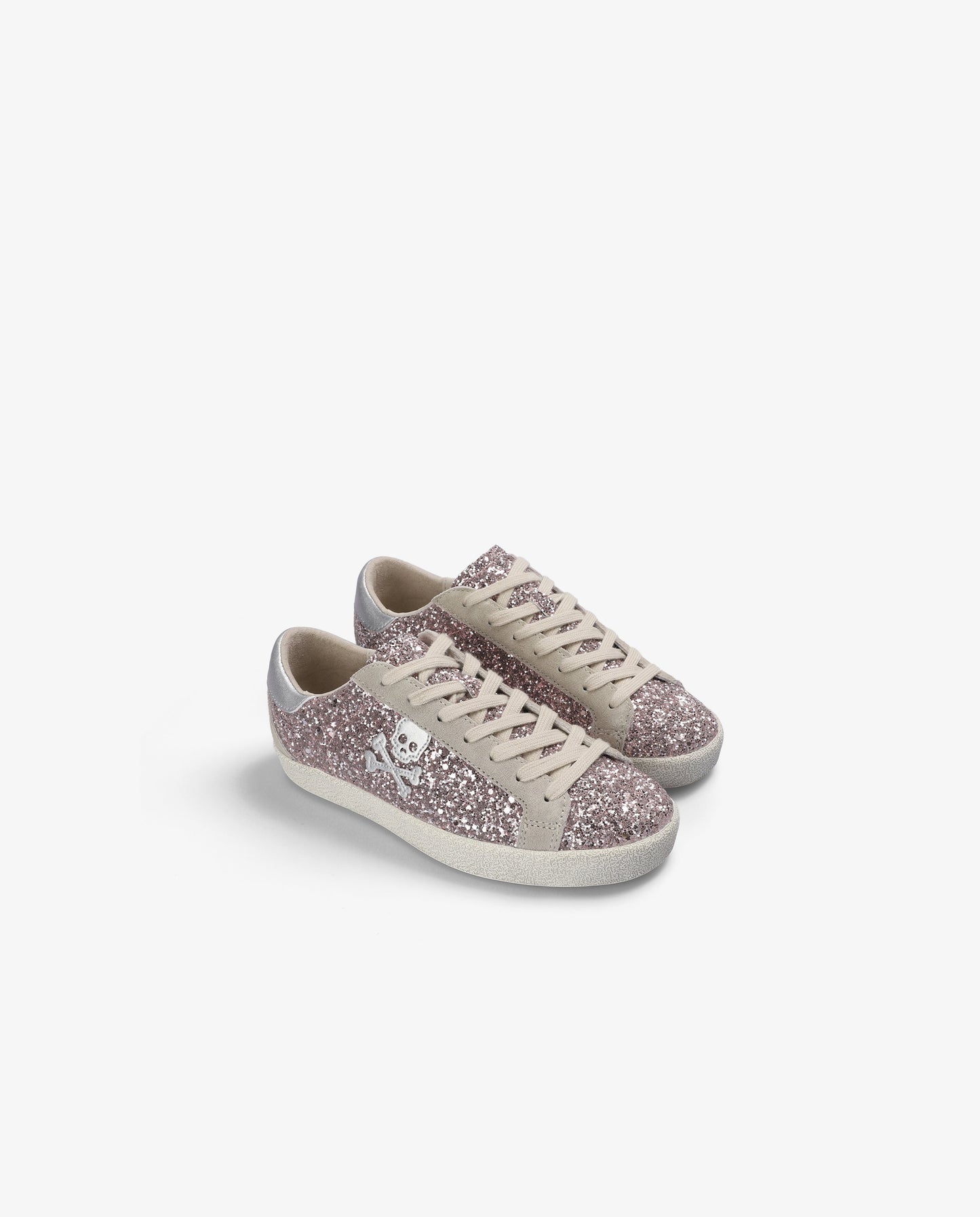 SAPATILHAS EM GLITTER COM SKULL