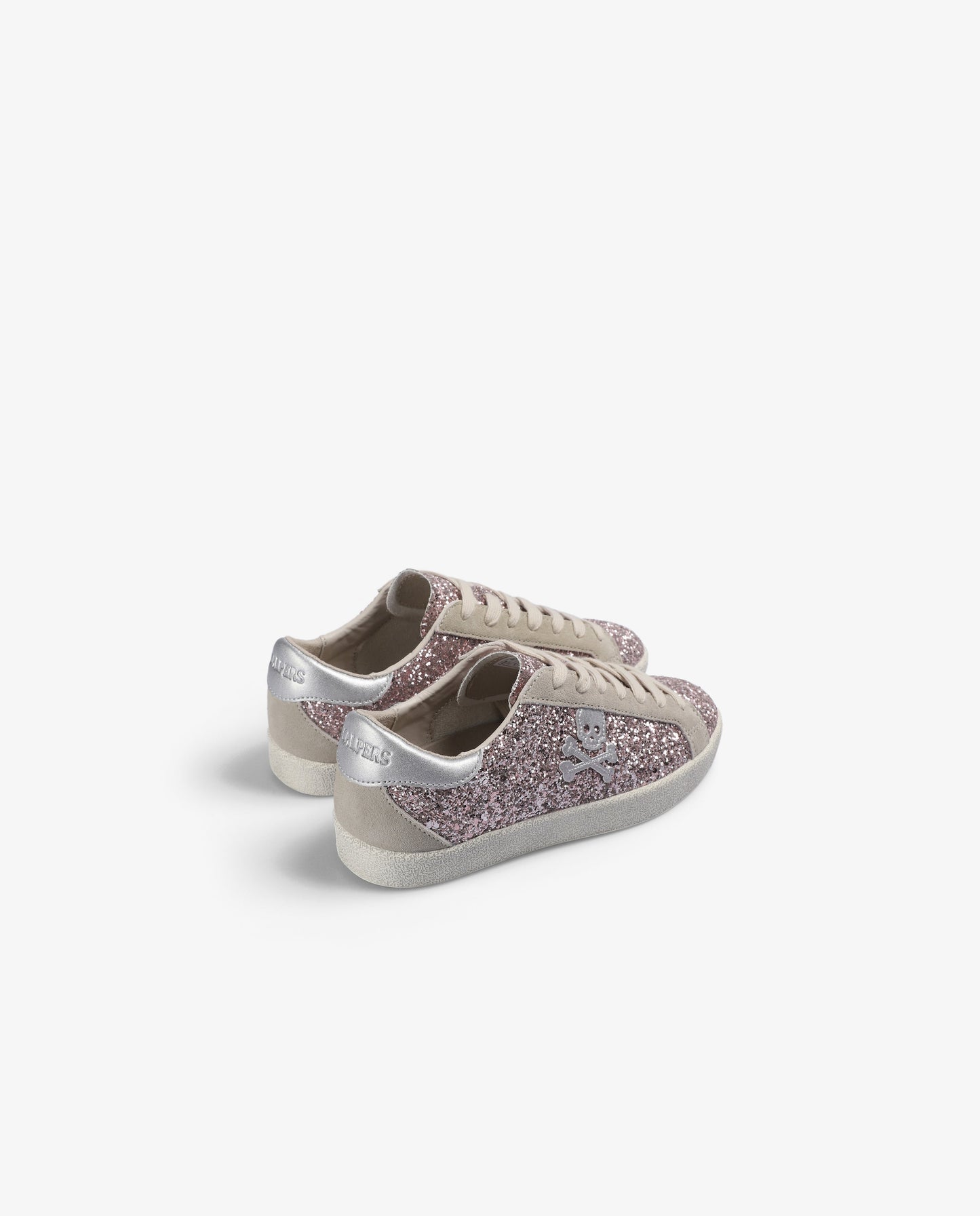 SAPATILHAS EM GLITTER COM SKULL