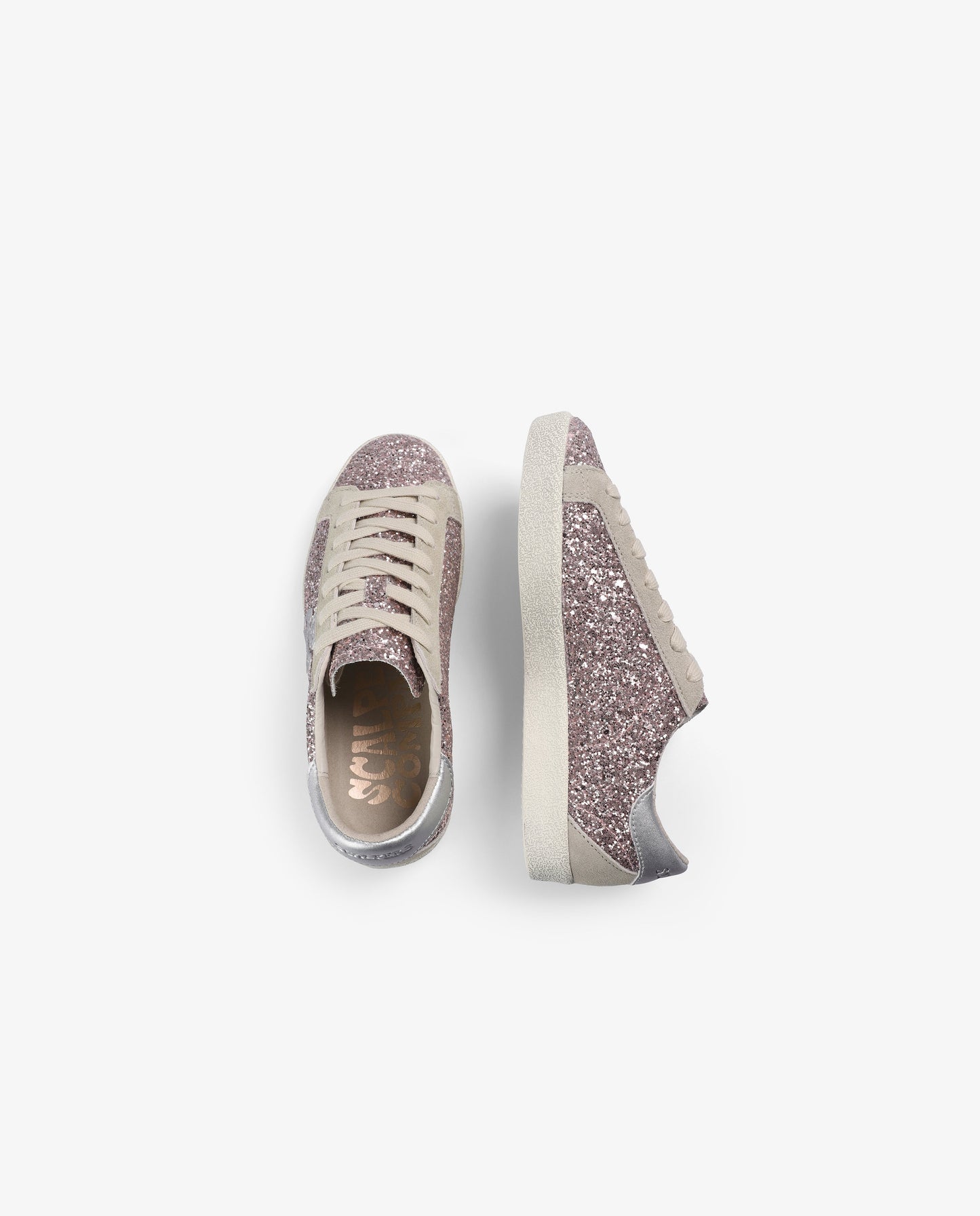 SAPATILHAS EM GLITTER COM SKULL