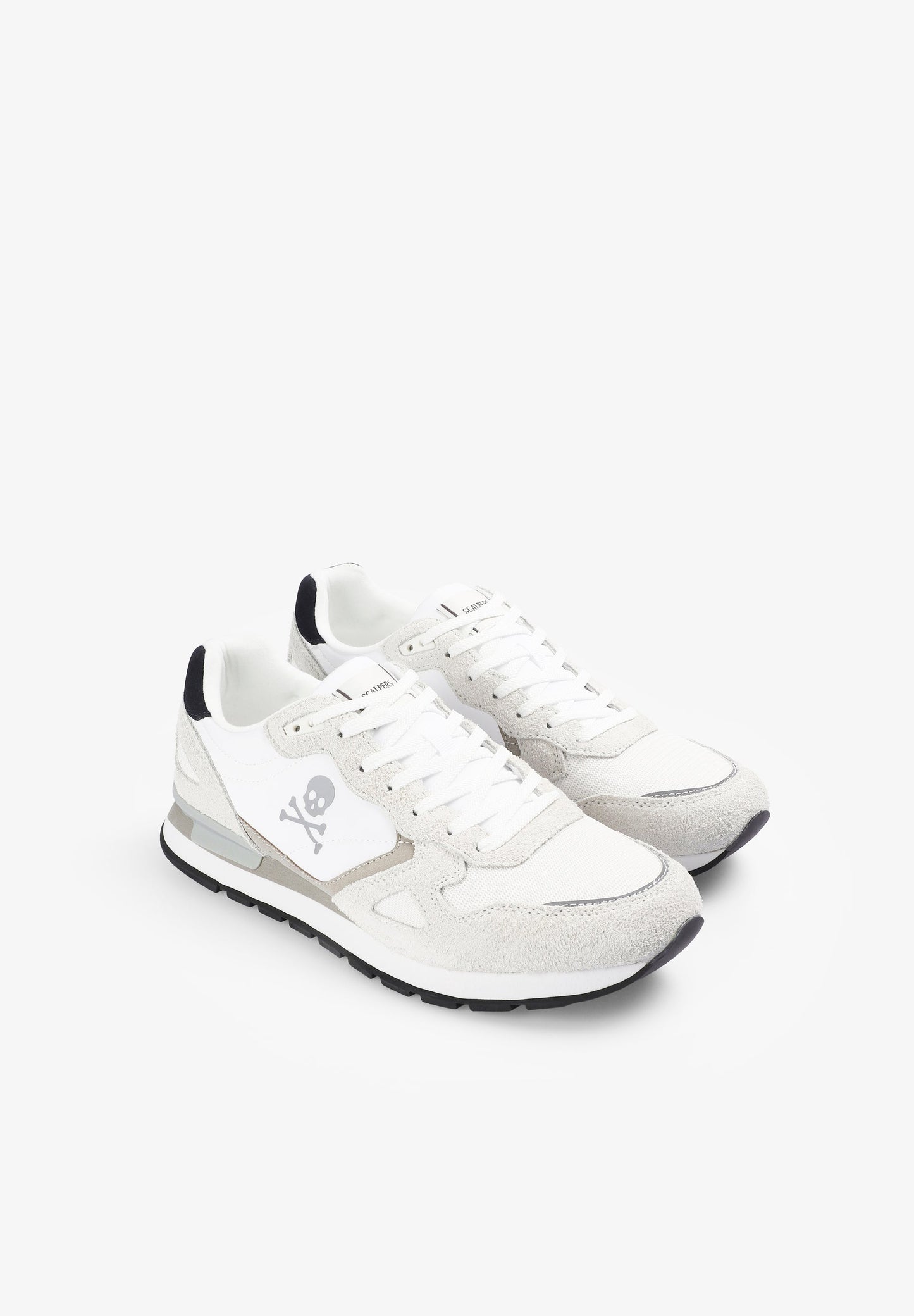 SAPATILHAS EM PELE COM SKULL