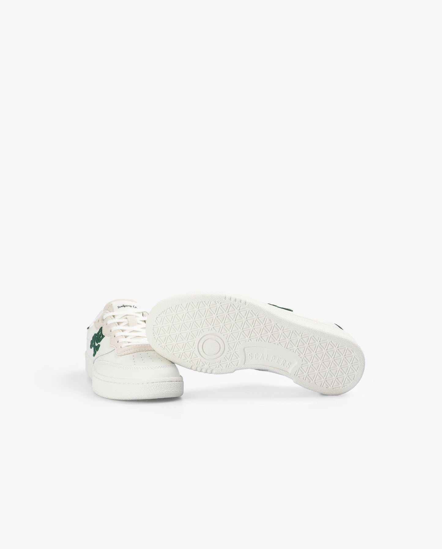 SAPATILHAS EM PELE COM SKULL