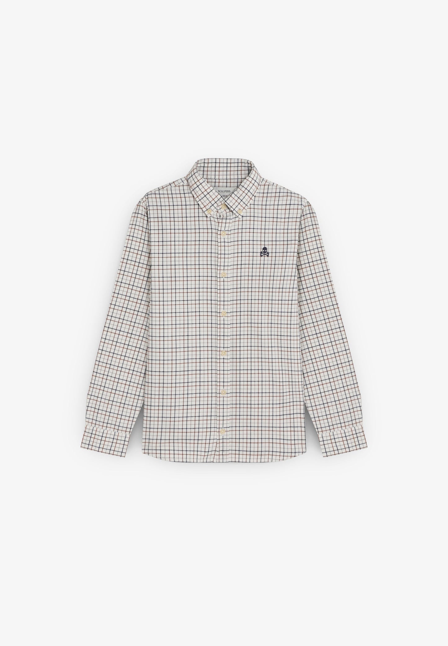 CAMISA A QUADROS BORDADA