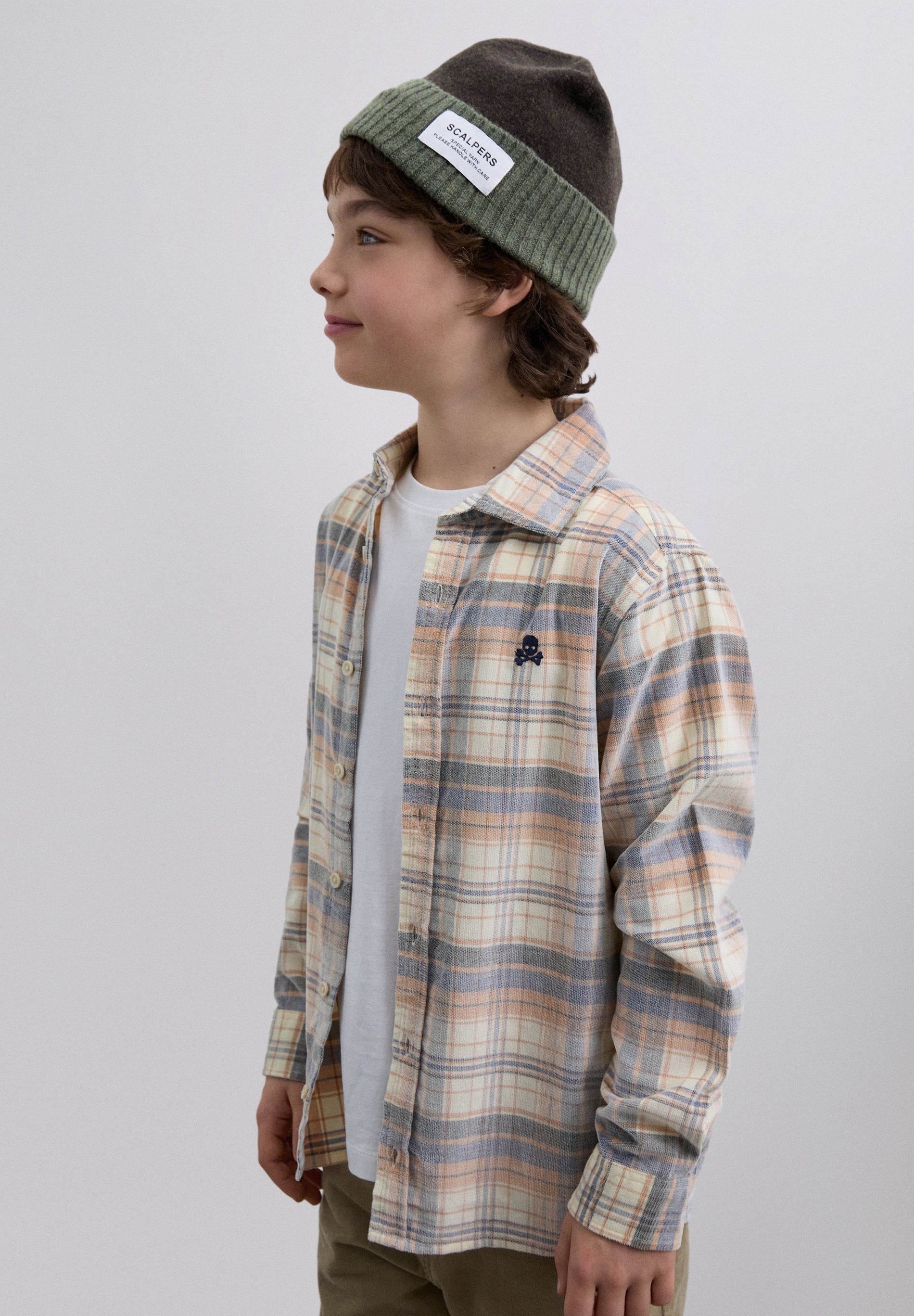 CAMISA DE BOMBAZINE ESTAMPADA