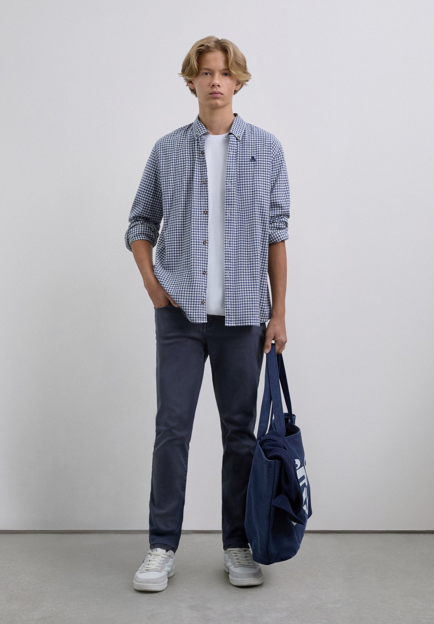 CAMISA XADREZ COM SKULL