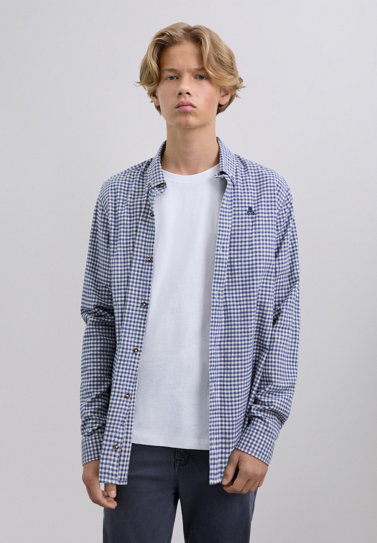 CAMISA XADREZ COM SKULL