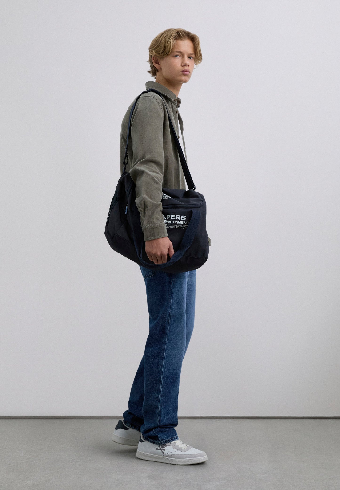 CAMISA BOMBAZINA BORDADA SKULL