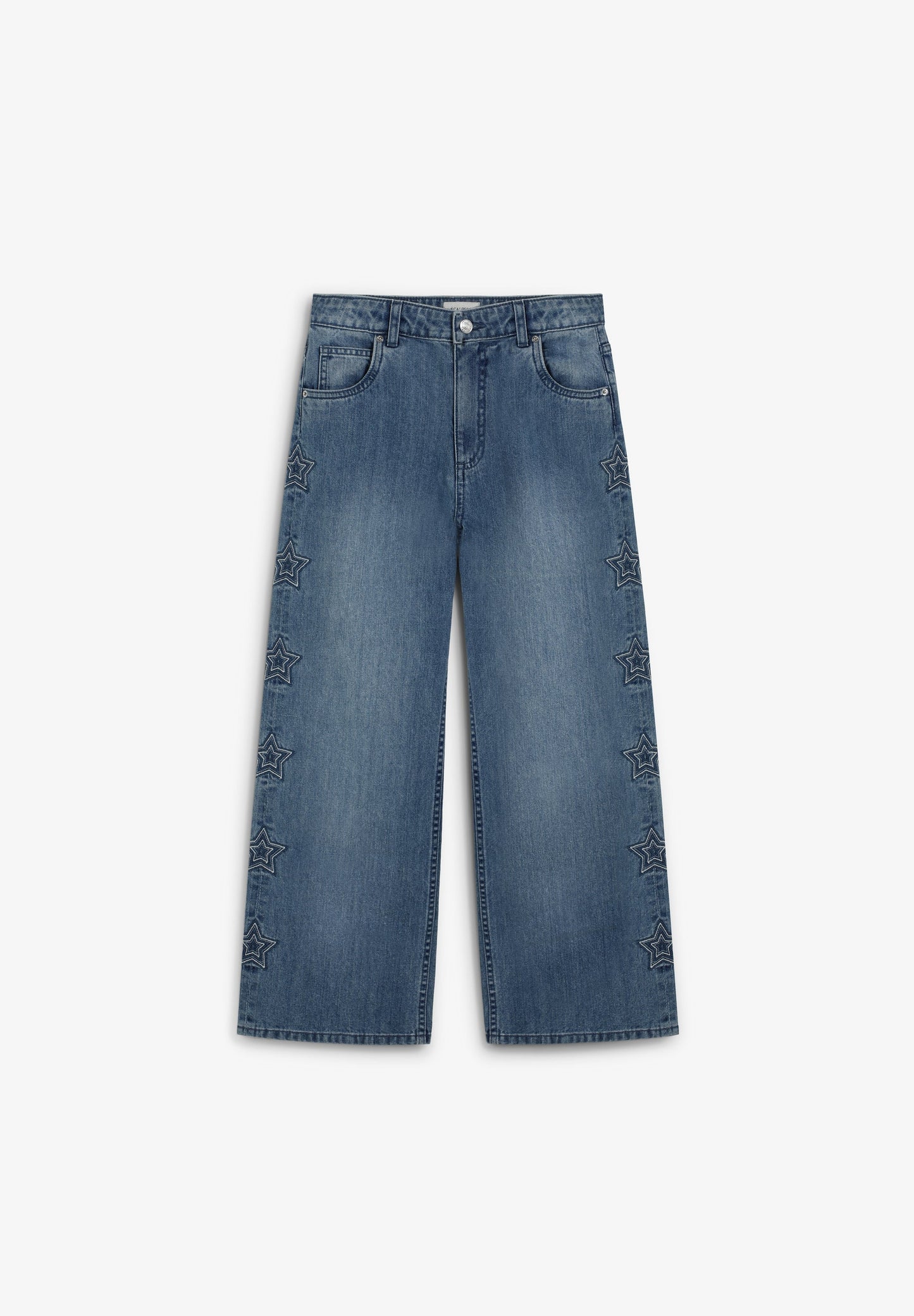 SCWIDE EMB LEG JEANS GIRLS