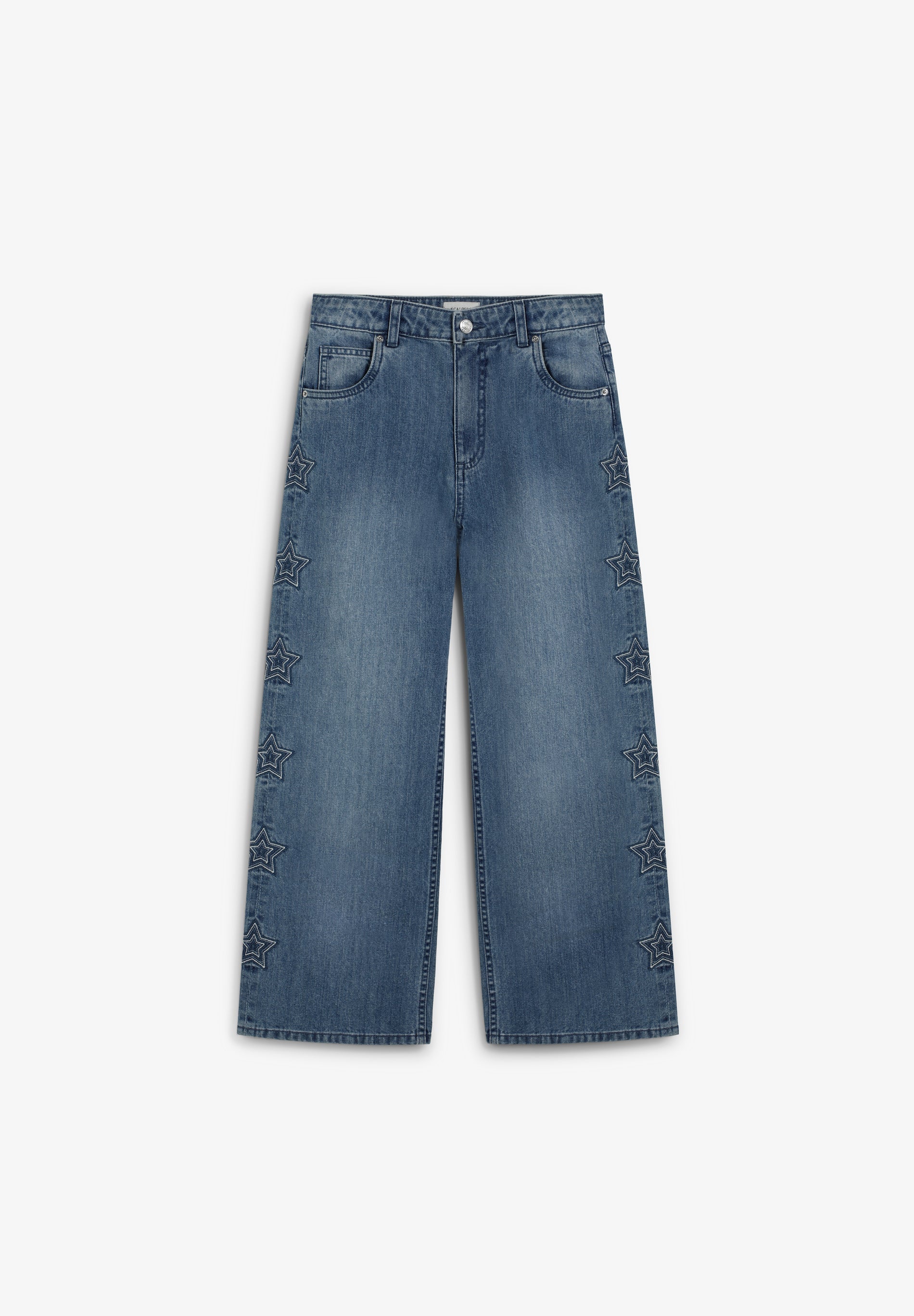 SCWIDE EMB LEG JEANS GIRLS