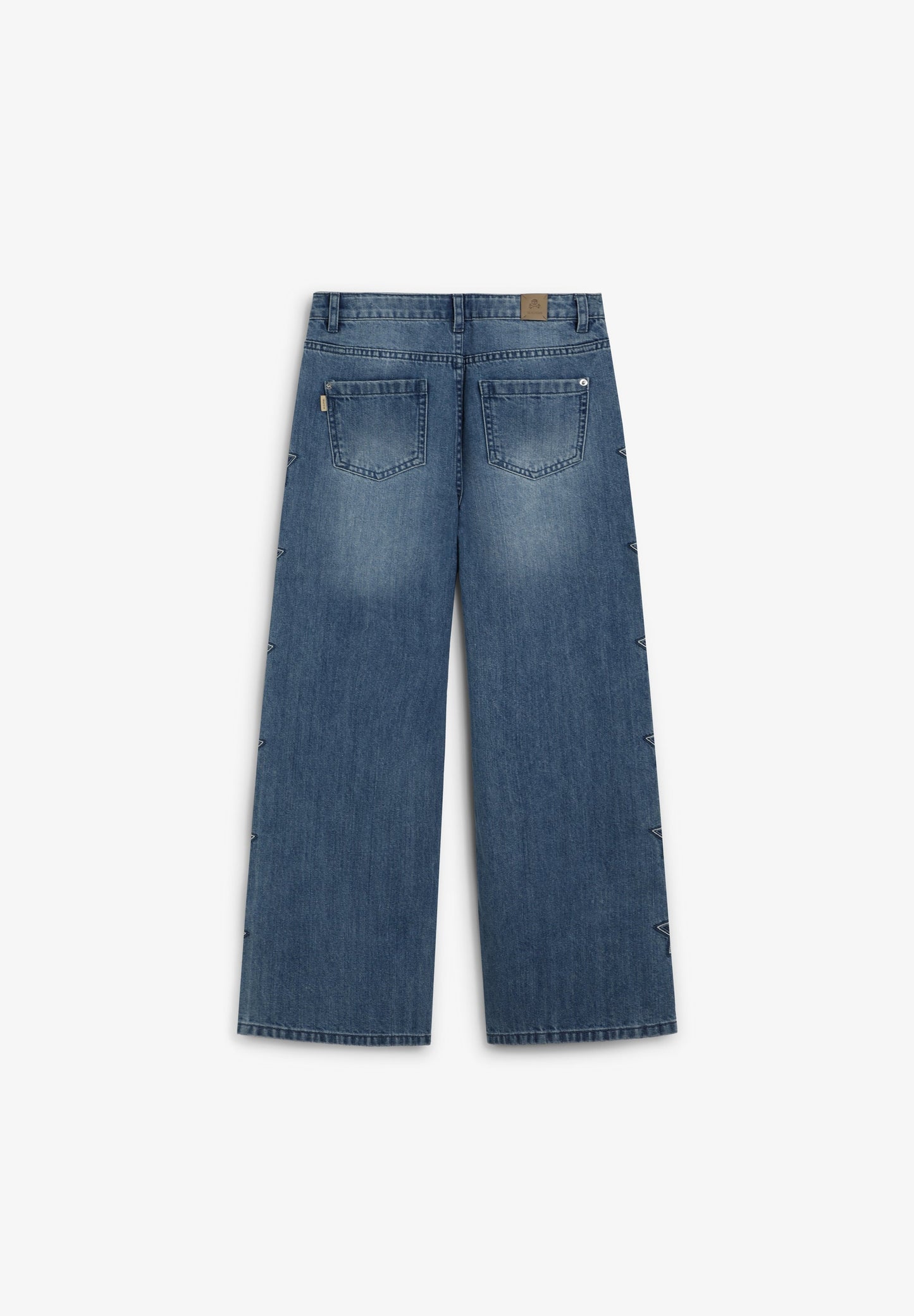 SCWIDE EMB LEG JEANS GIRLS