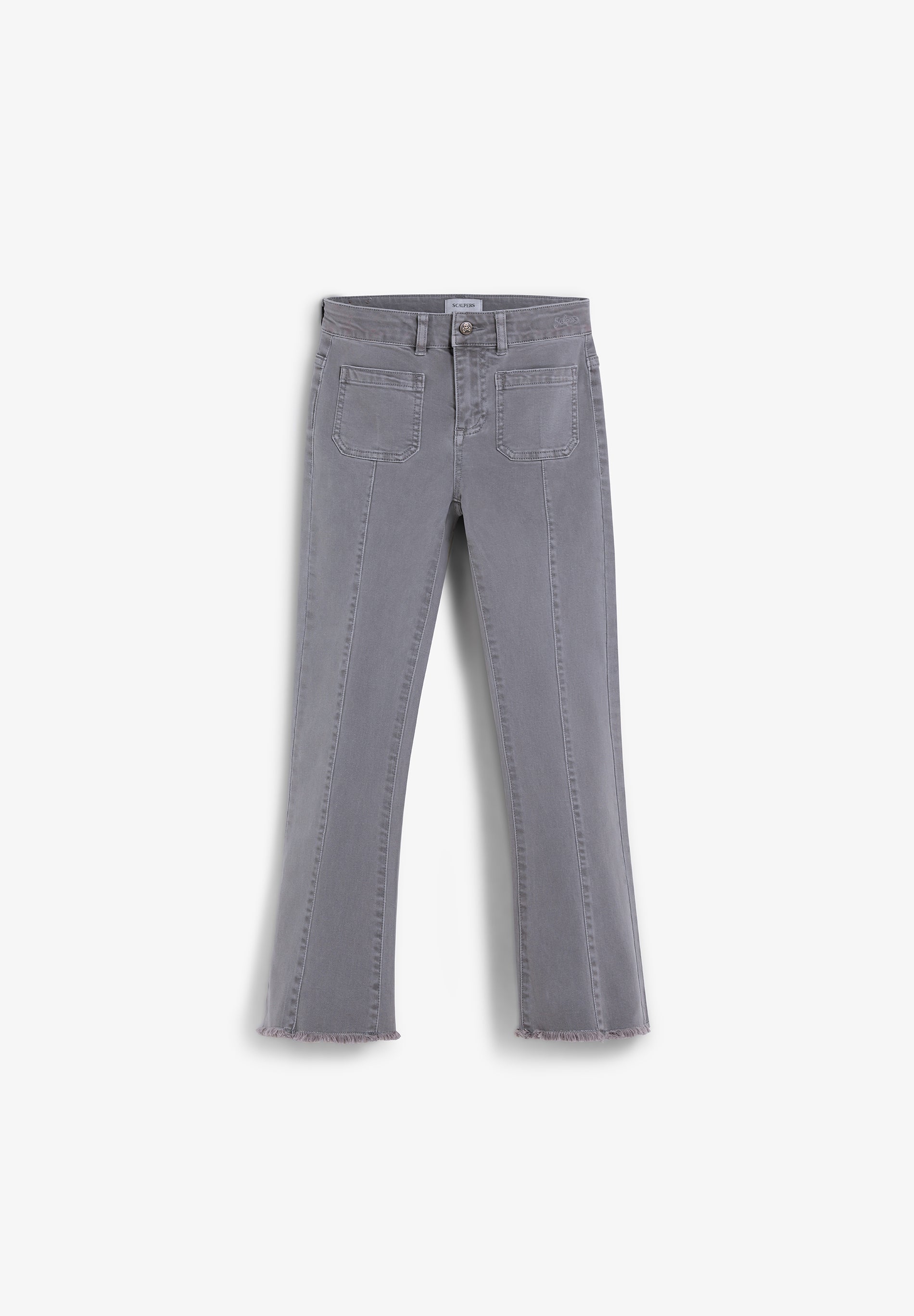 CALÇAS BOCA DE SINO COM FRANJAS