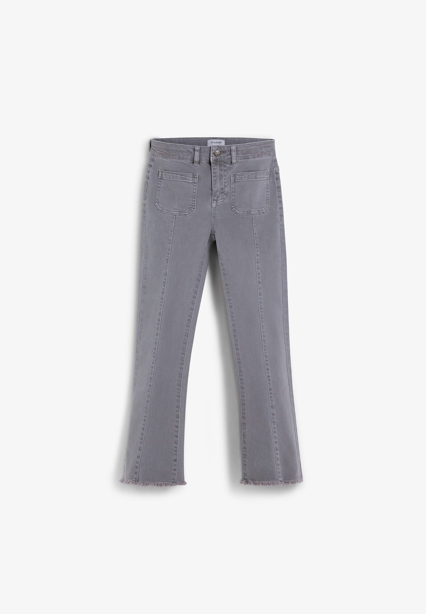 CALÇAS BOCA DE SINO COM FRANJAS