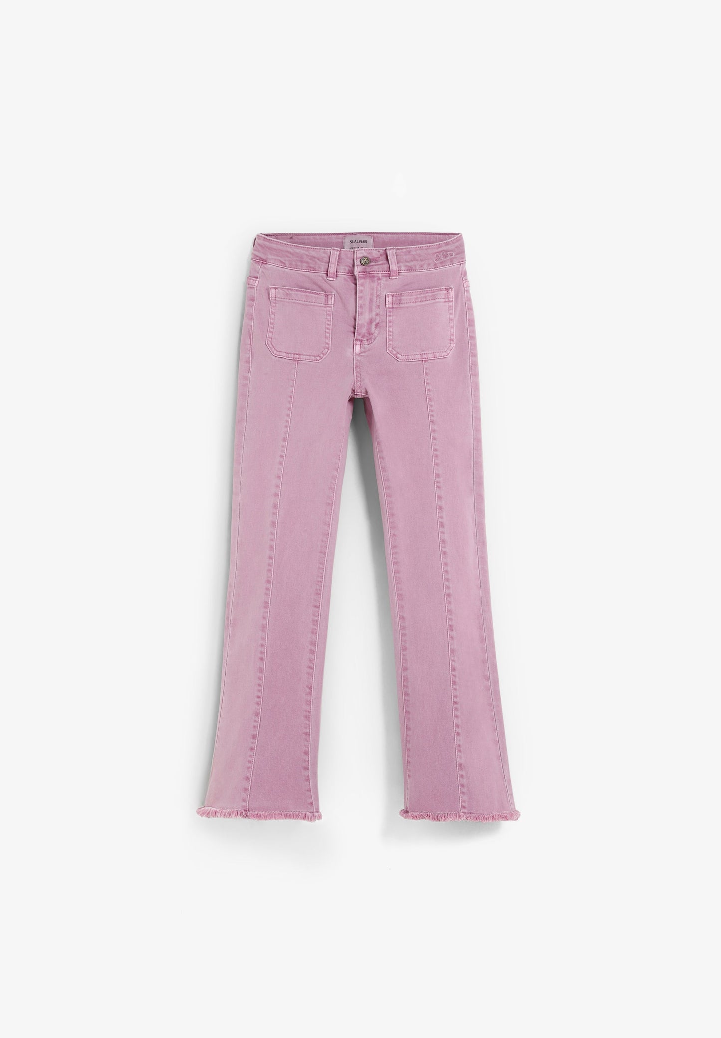 CALÇAS BOCA DE SINO COM FRANJAS