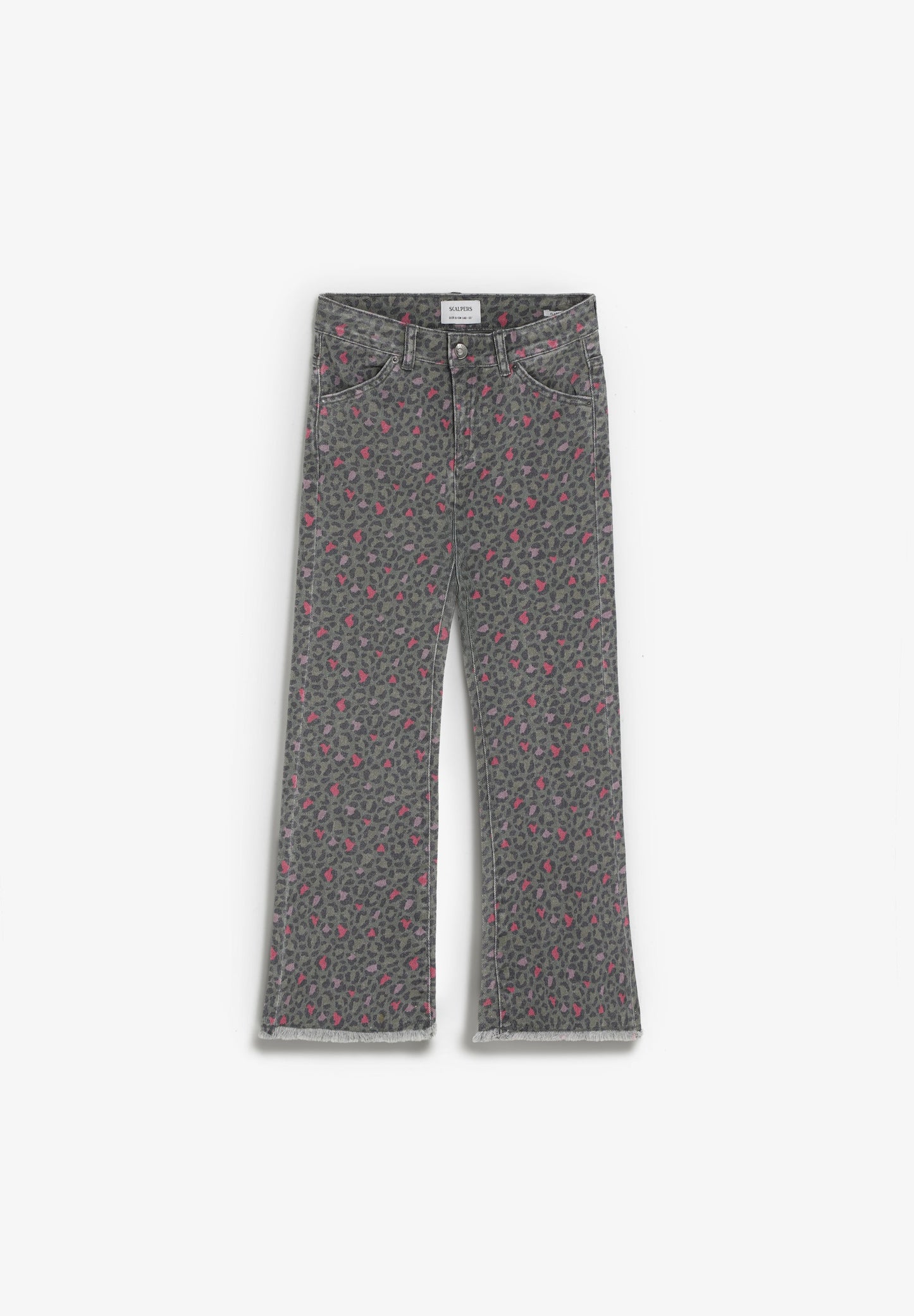 CALÇAS BOCA DE SINO ESTAMPADAS