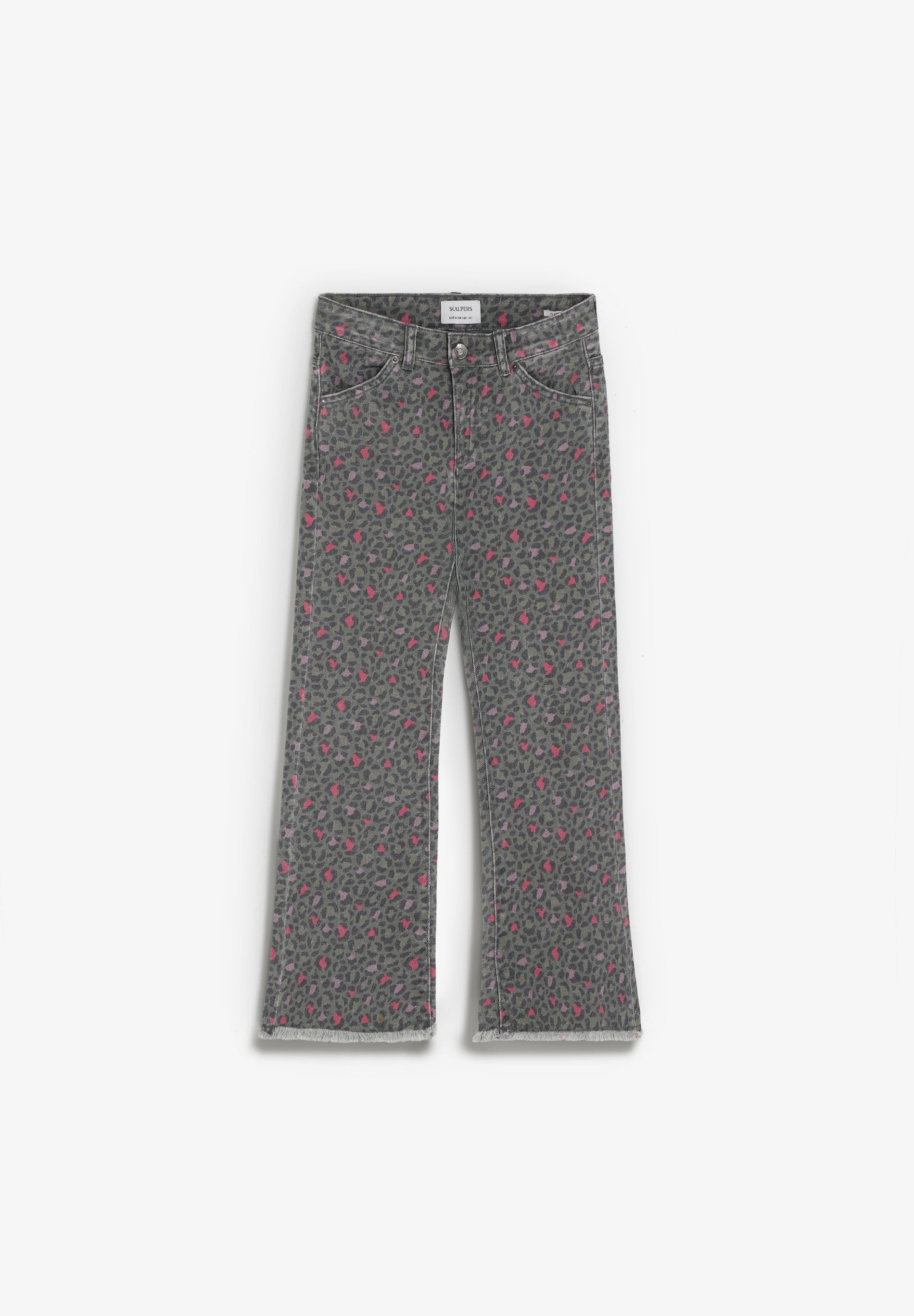 CALÇAS BOCA DE SINO ESTAMPADAS
