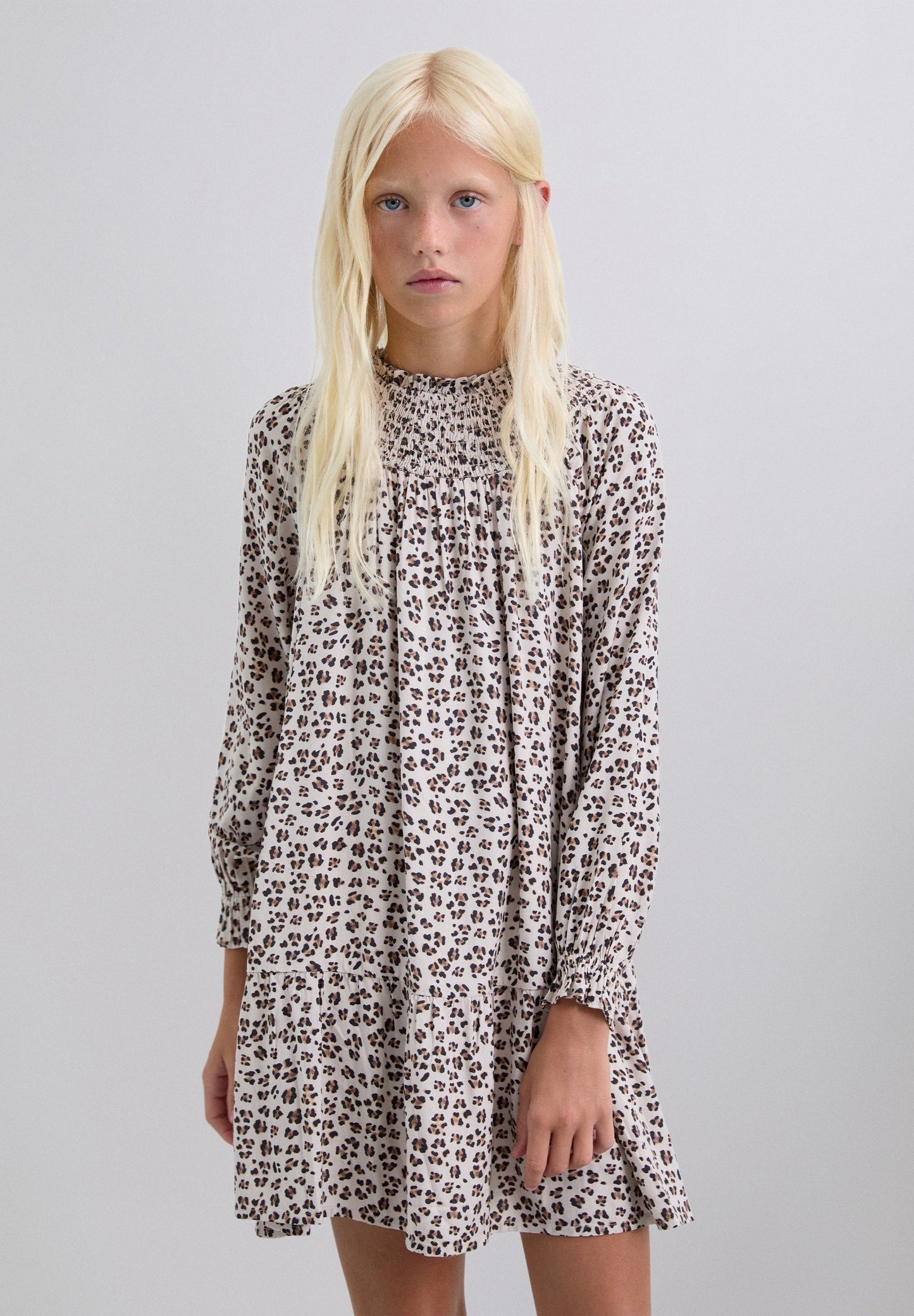 VESTIDO PADRÃO ESTAMPADO ANIMAL