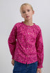 BLUSA COM PADRÃO FLORAL