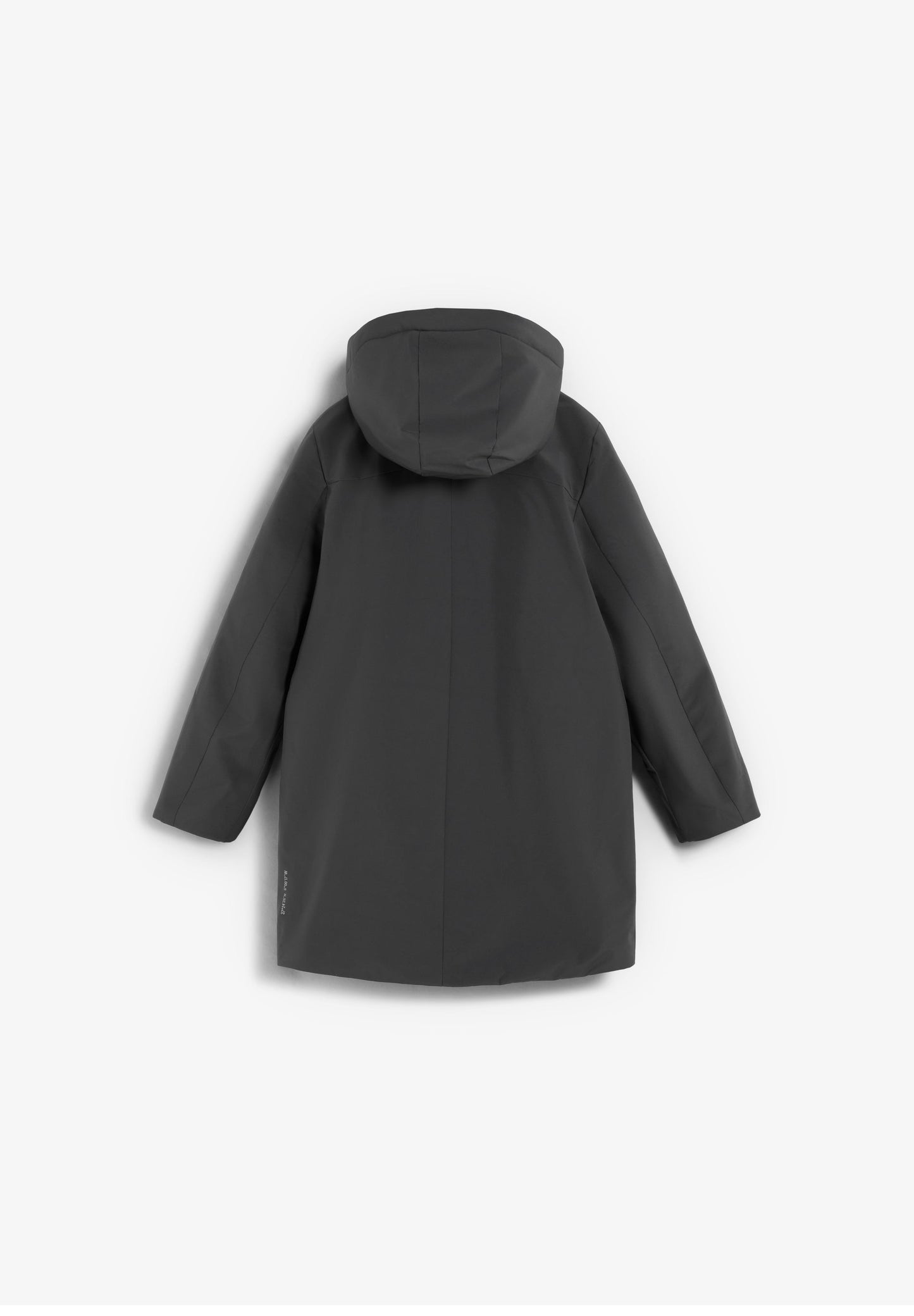 PARKA COMPRIDA COM REMENDO LATERAL