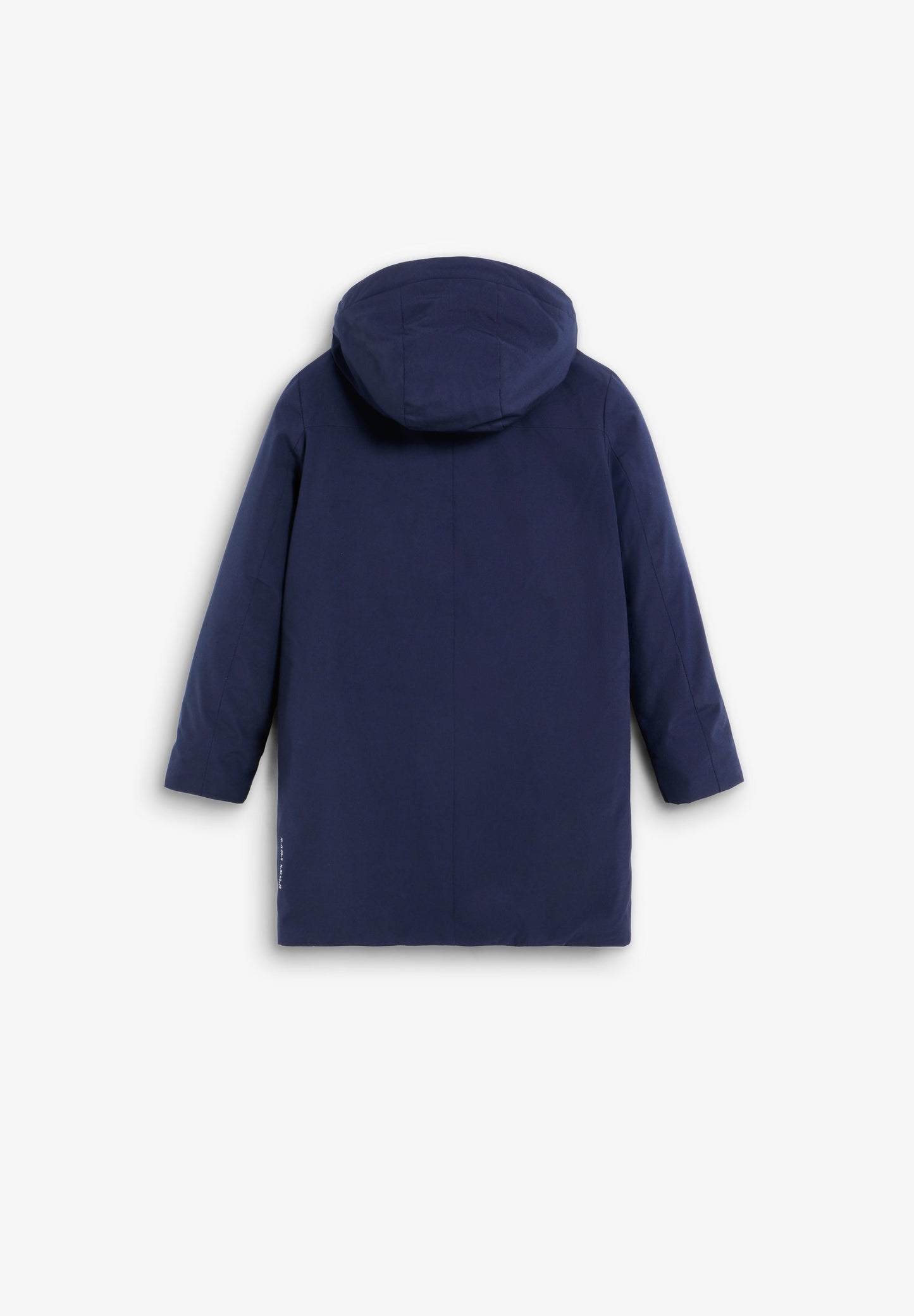 PARKA COMPRIDA COM REMENDO LATERAL