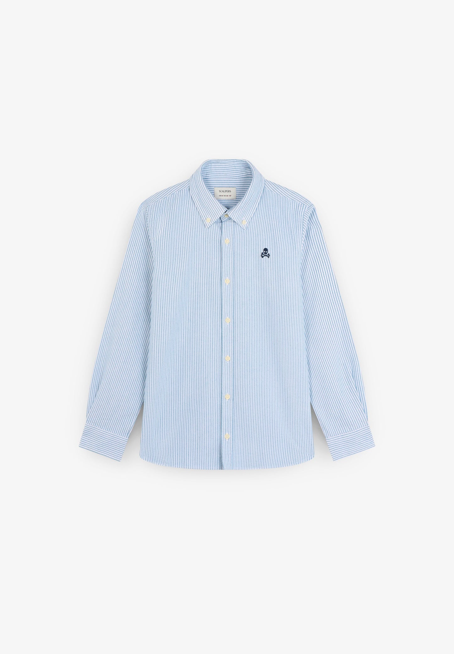 CAMISA ÀS RISCAS COM SKULL