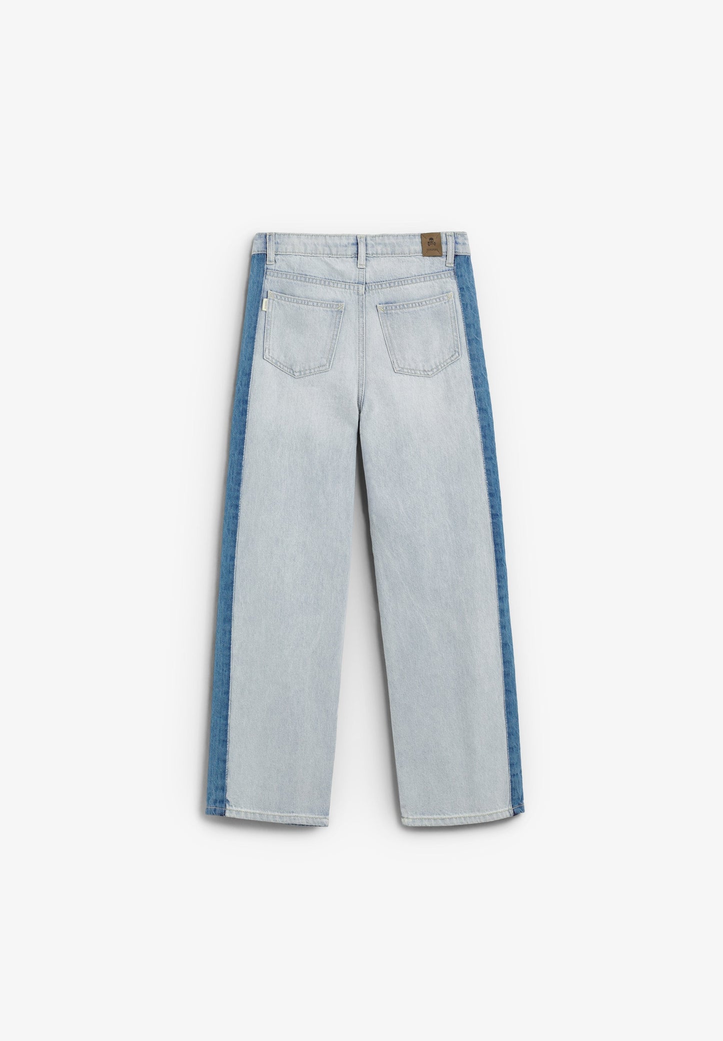 JEANS DENIM LINHA EM CONTRASTE