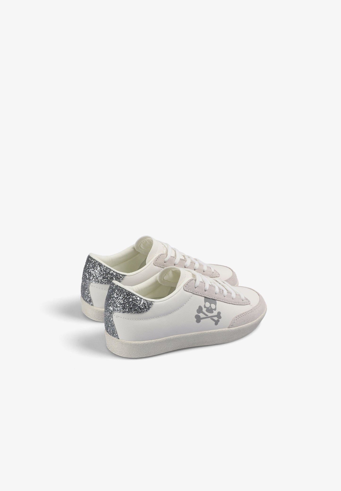 SAPATILHAS EM GLITTER COM SKULL