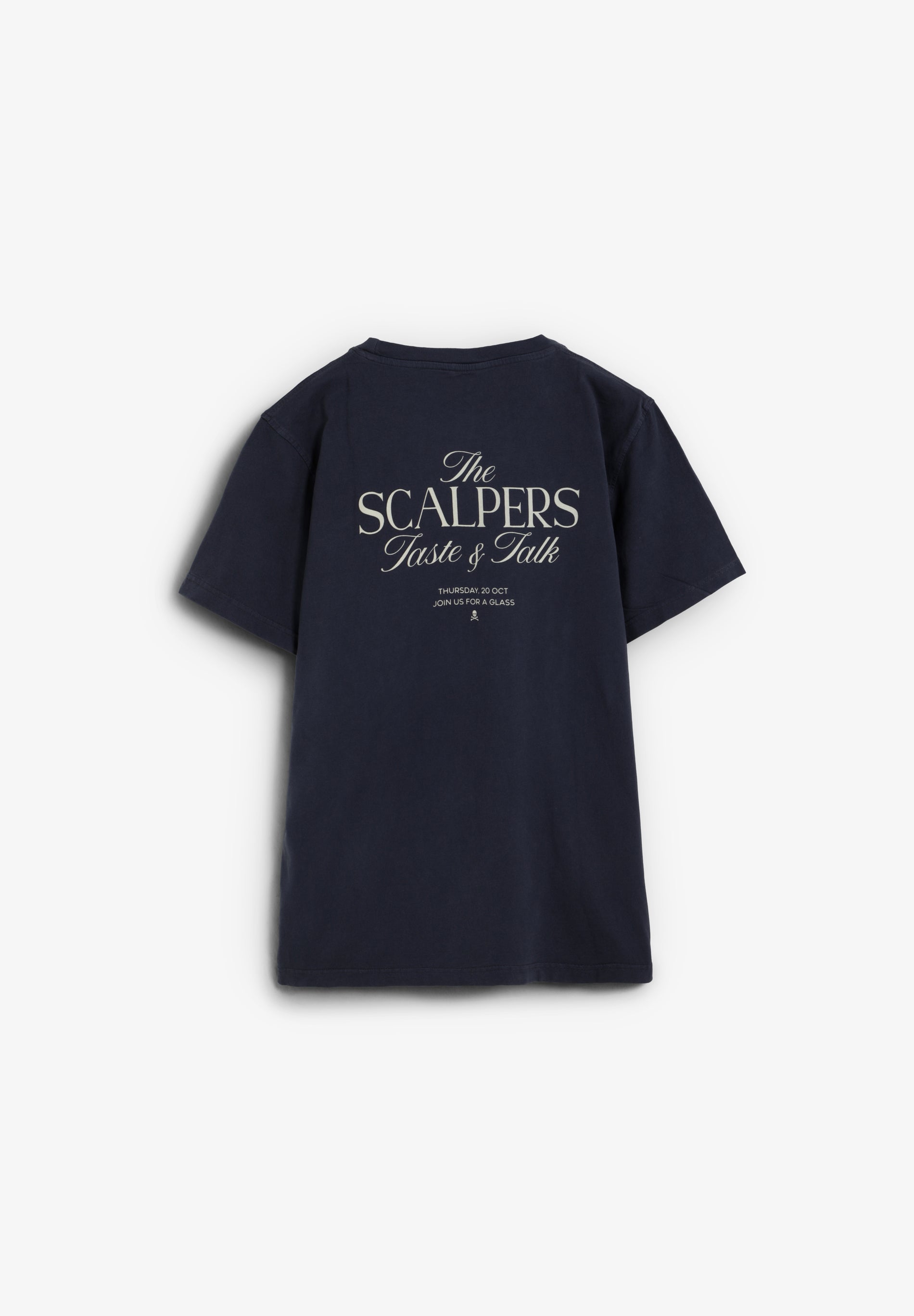 T-SHIRT COM PADRÃO DE LOGÓTIPO