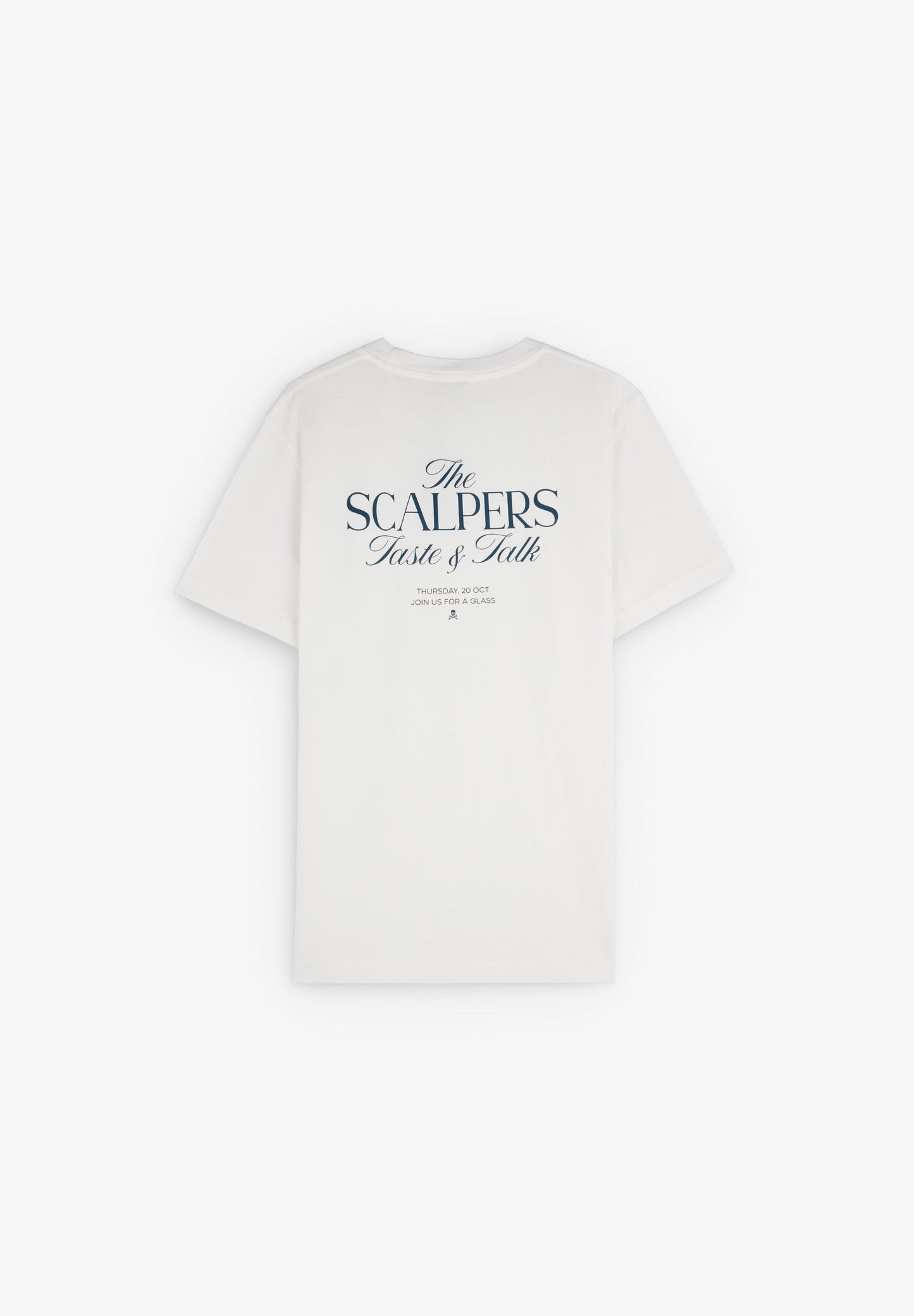 T-SHIRT COM PADRÃO DE LOGÓTIPO