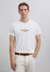 T-SHIRT COM LOGÓTIPO À FRENTE
