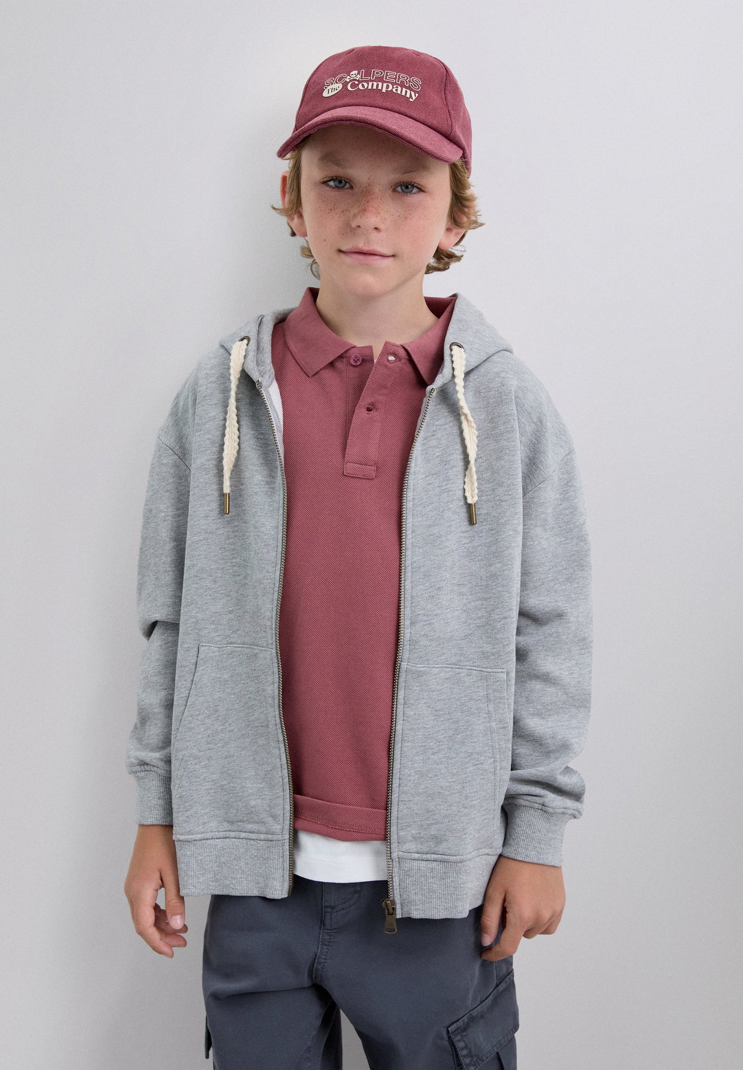 CAMISA POLO BÁSICA COM SKULL