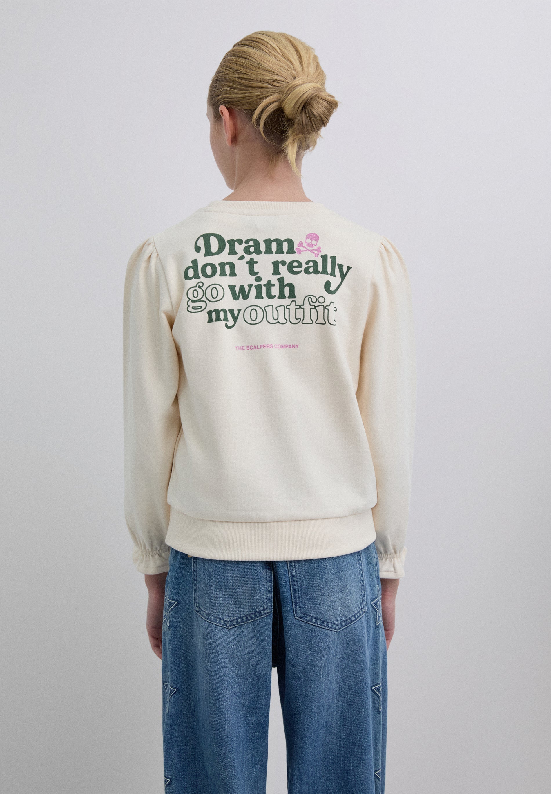 SWEATER DE MANGA ABALONADA COM PADRÃO