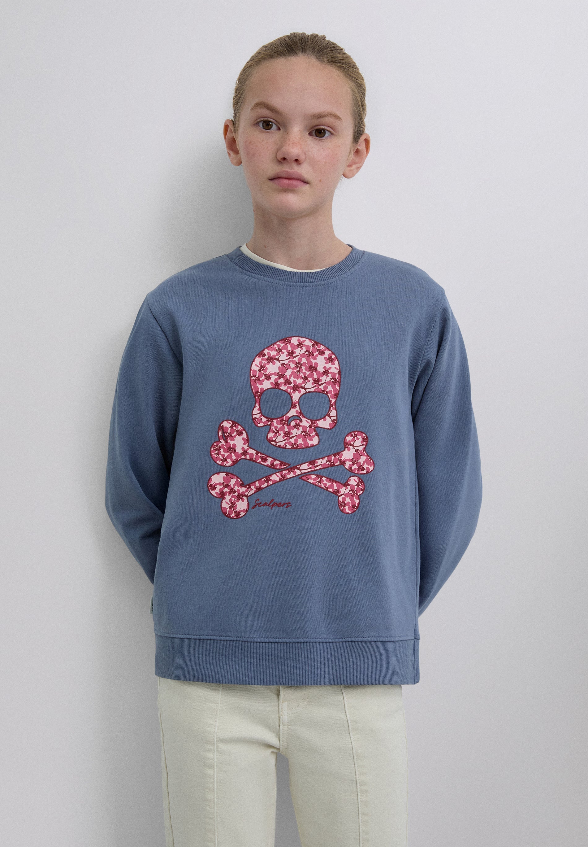 SWEATSHIRT COM PADRÃO FLORAL