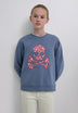 SWEATSHIRT COM PADRÃO FLORAL