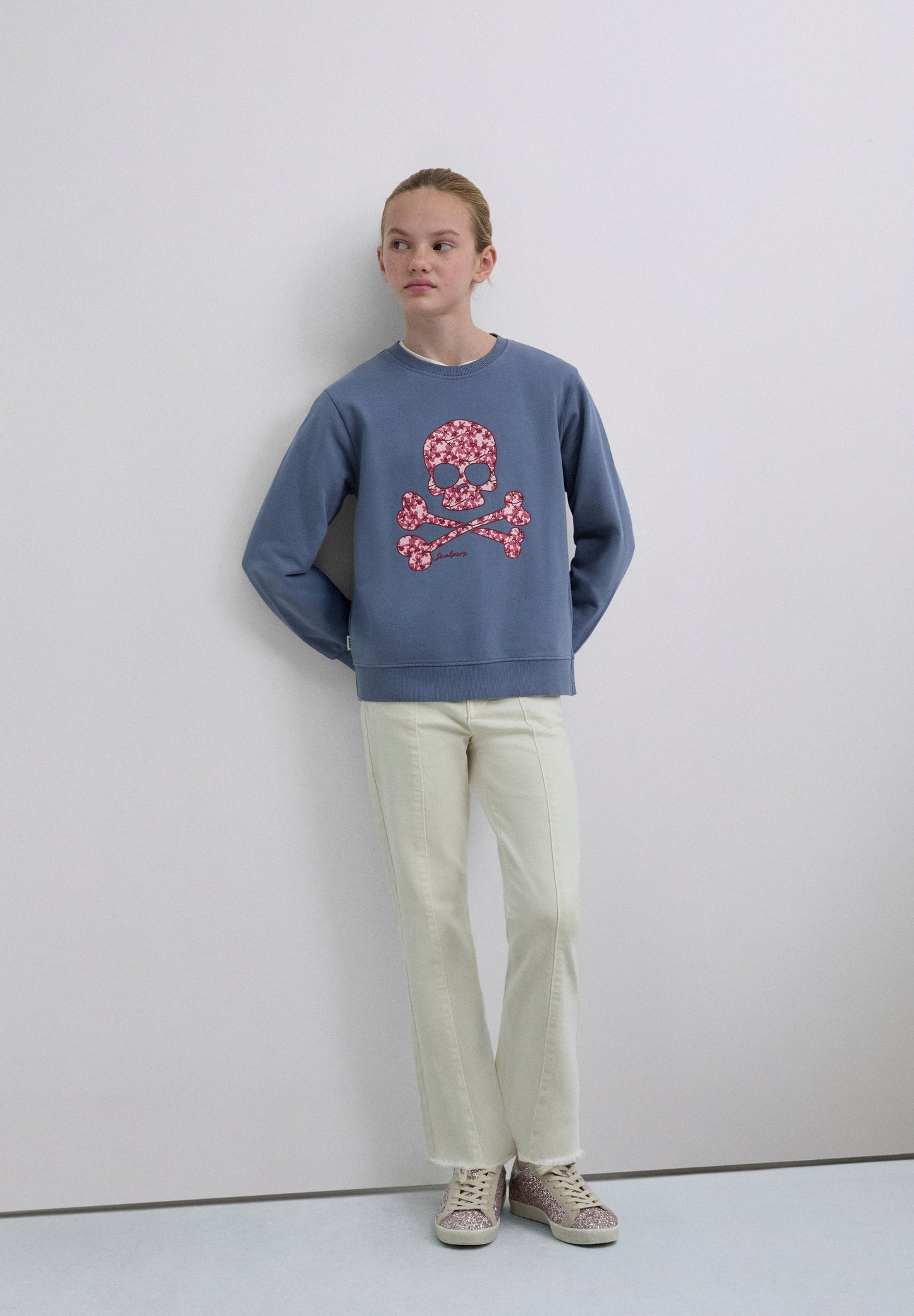 SWEATSHIRT COM PADRÃO FLORAL