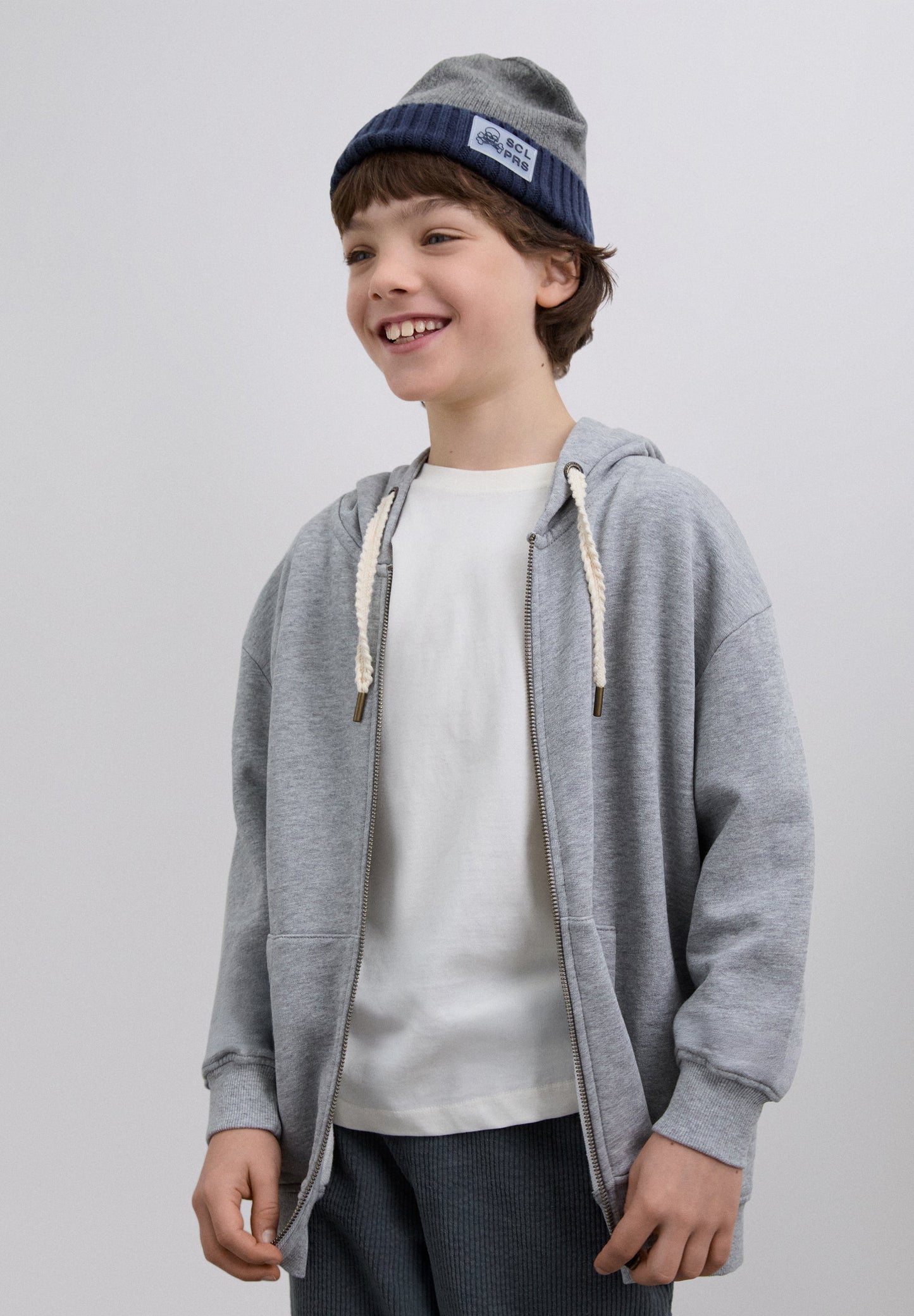 SWEATSHIRT SKULL ZIP