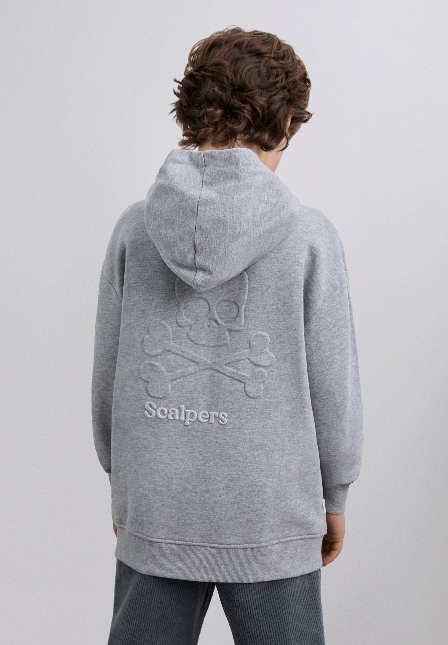 SWEATSHIRT SKULL ZIP