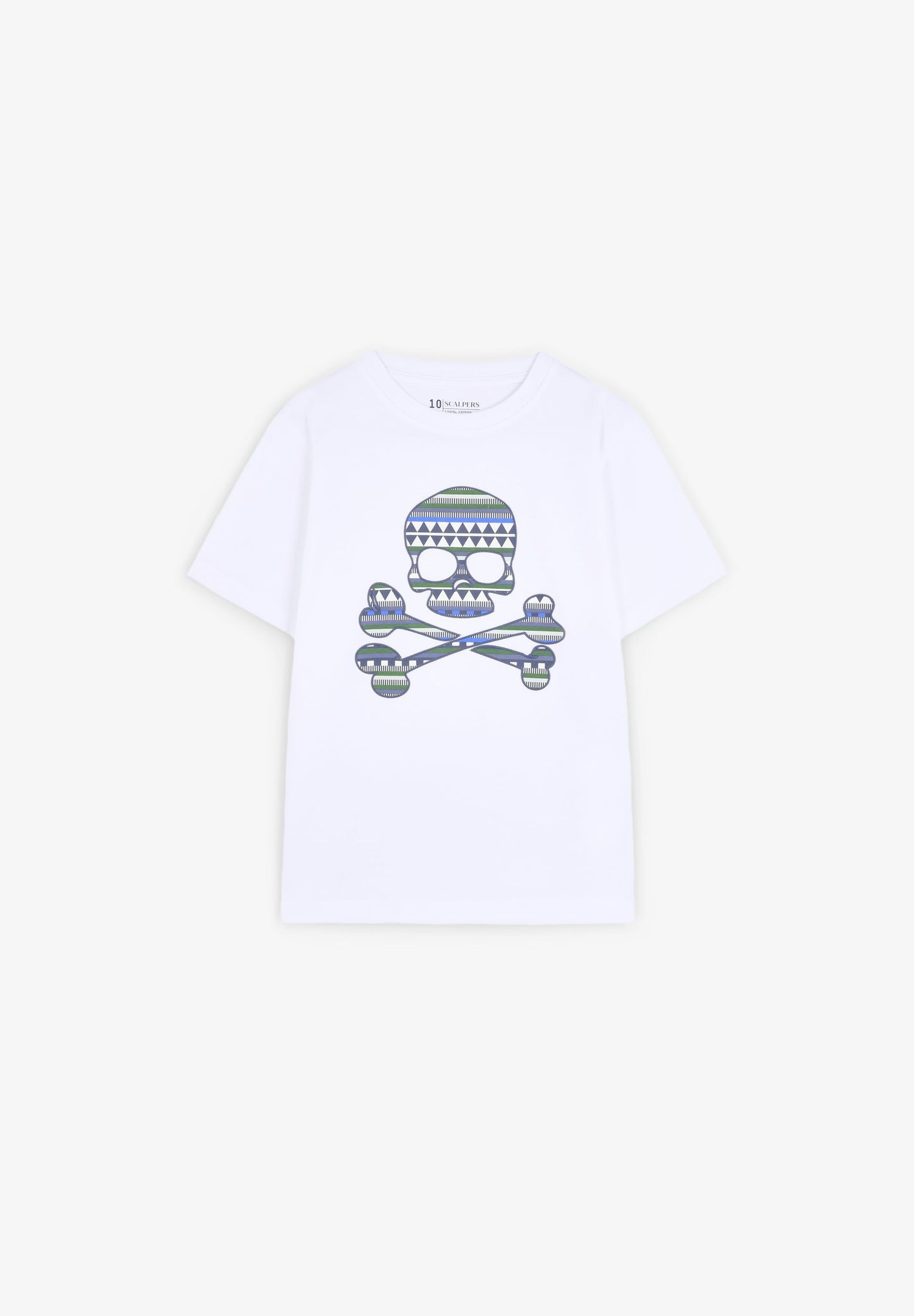 T-SHIRT COM SKULL E PADRÃO