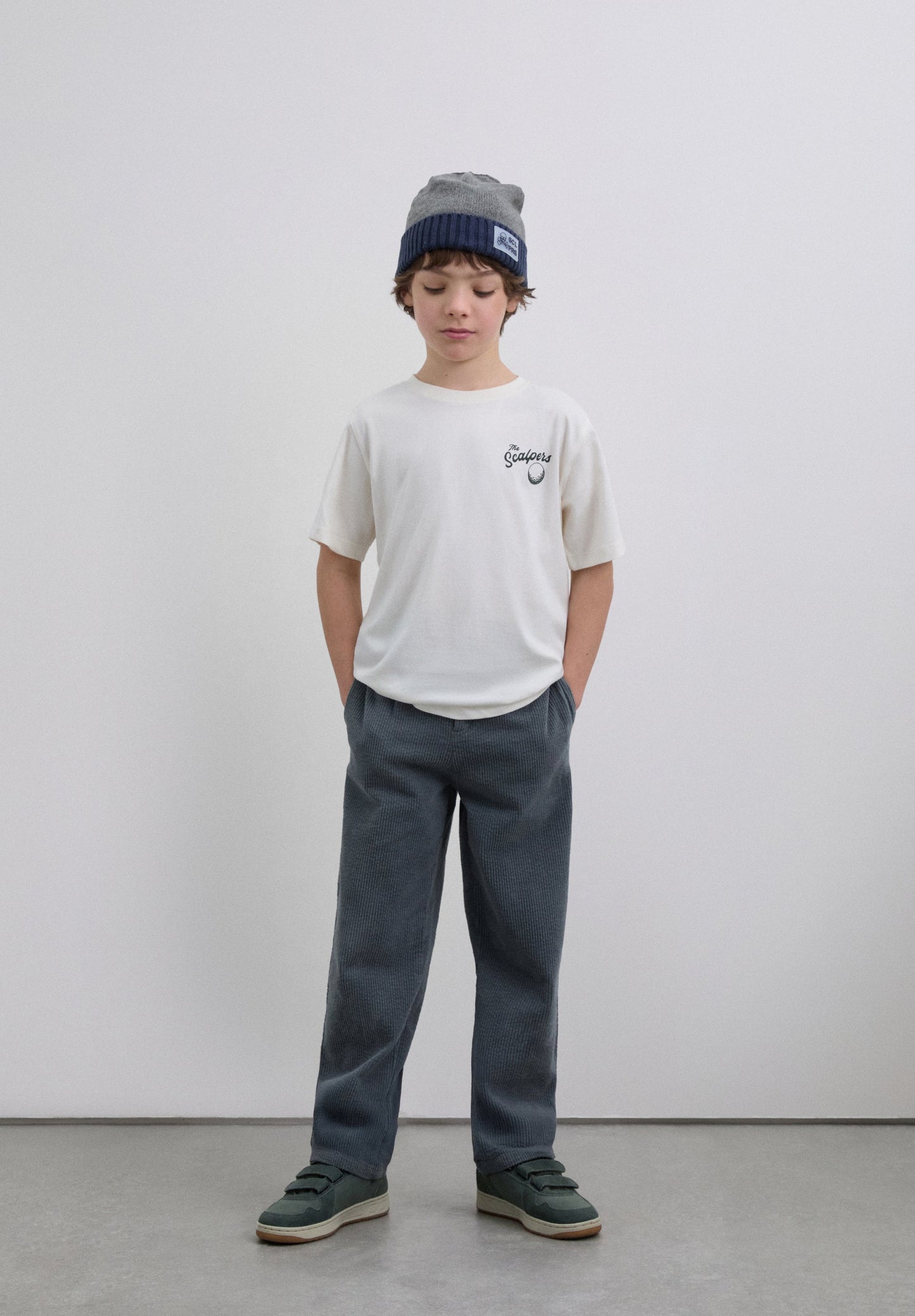 T-SHIRT COM PADRÃO DE GOLFE