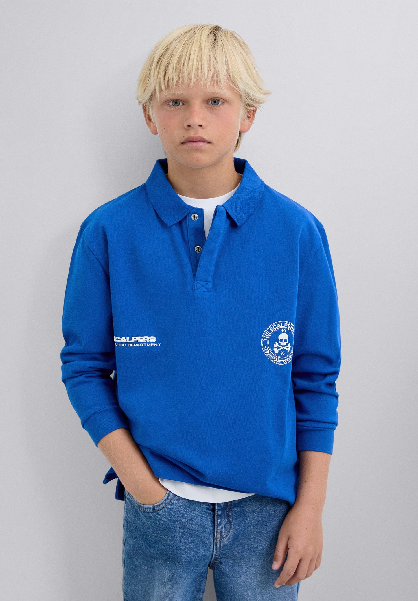 CAMISA POLO PADRÃO COM MANGA COMPRIDA