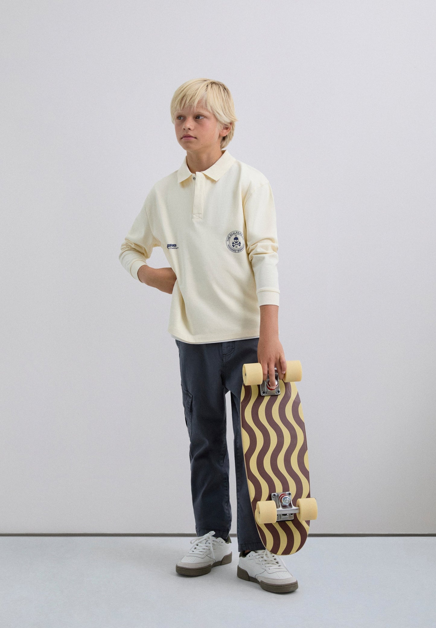 CAMISA POLO PADRÃO COM MANGA COMPRIDA