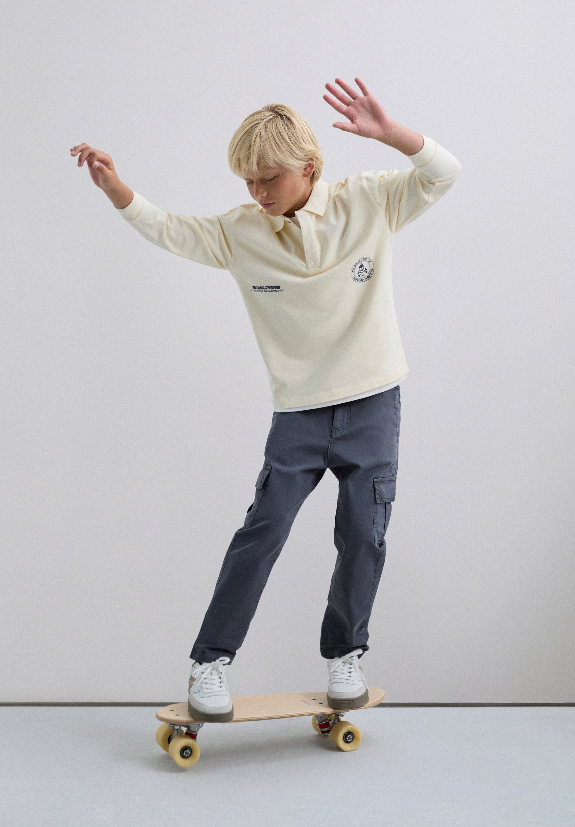 CAMISA POLO PADRÃO COM MANGA COMPRIDA