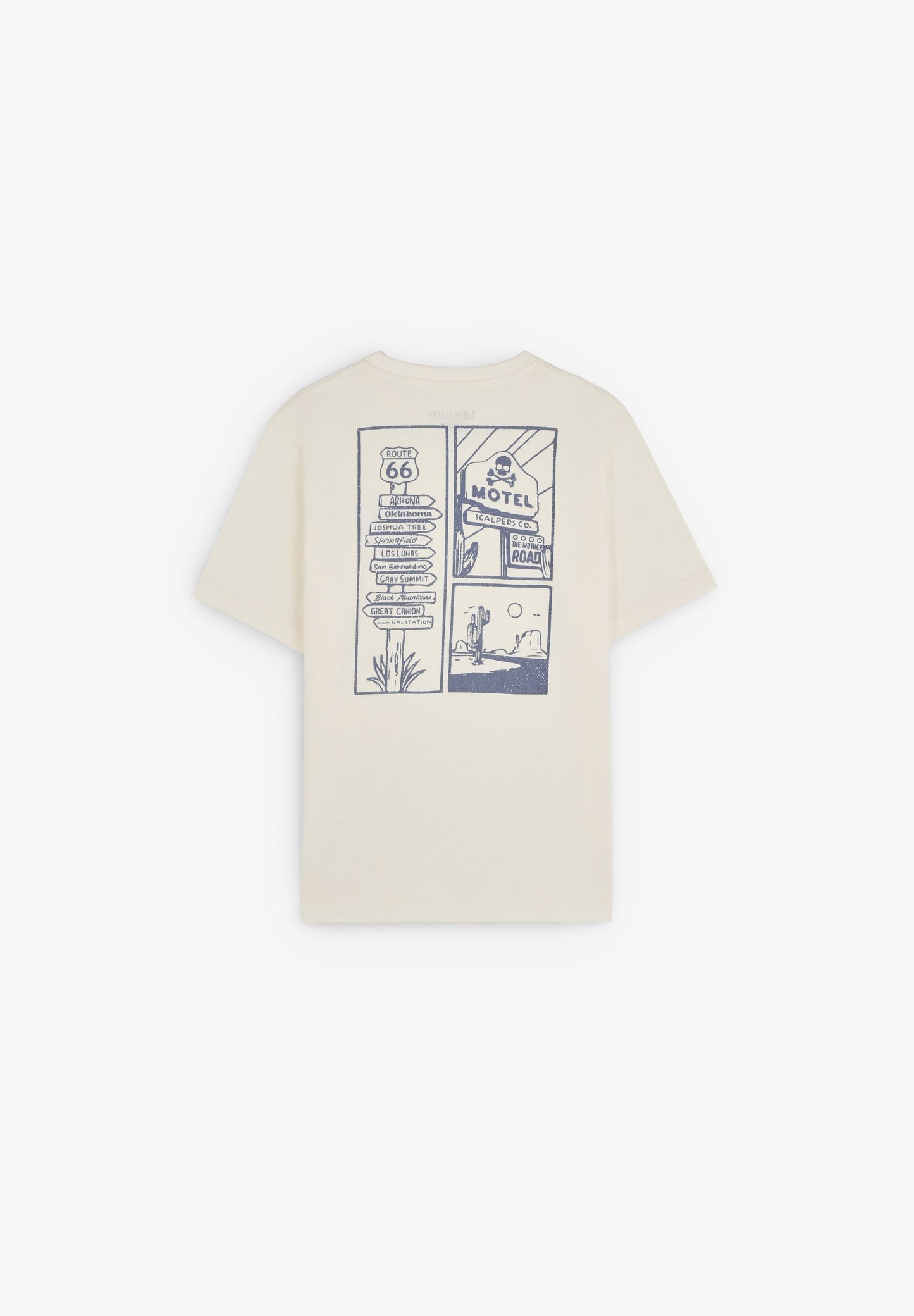 T-SHIRT COM PADRÃO DE LOGÓTIPO