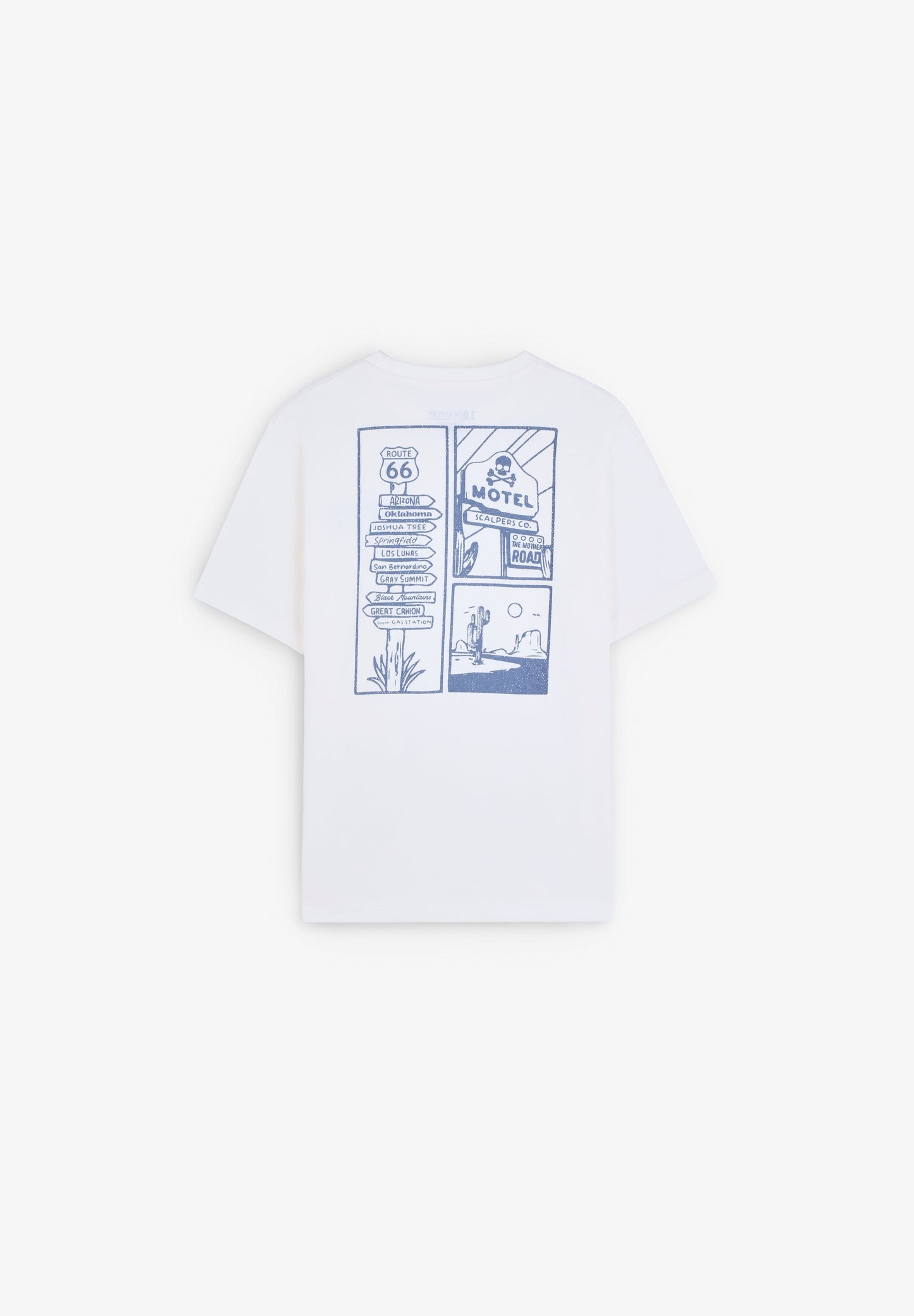 T-SHIRT COM PADRÃO DE LOGÓTIPO