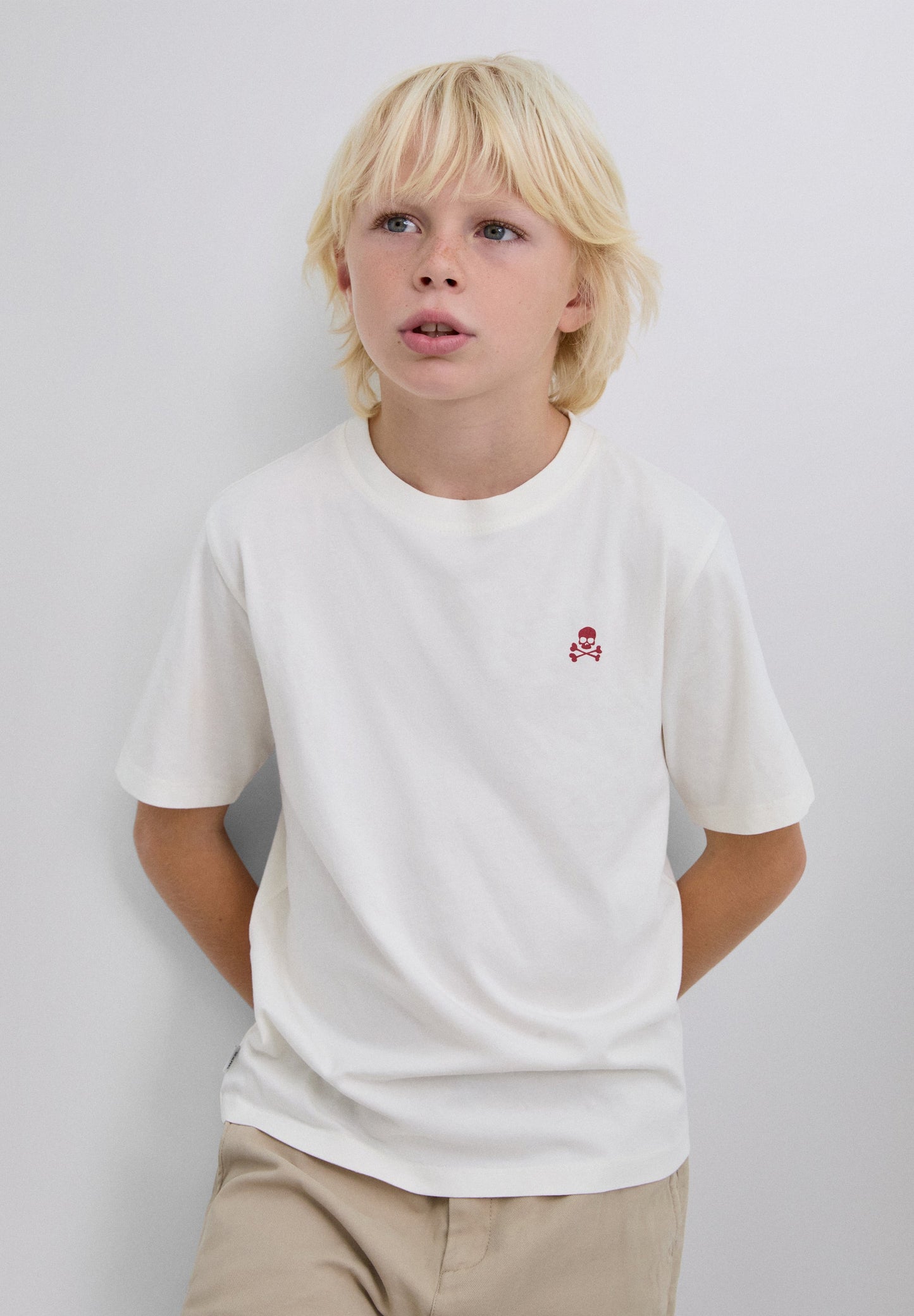 T-SHIRT COM PADRÃO DE “PIZZA”