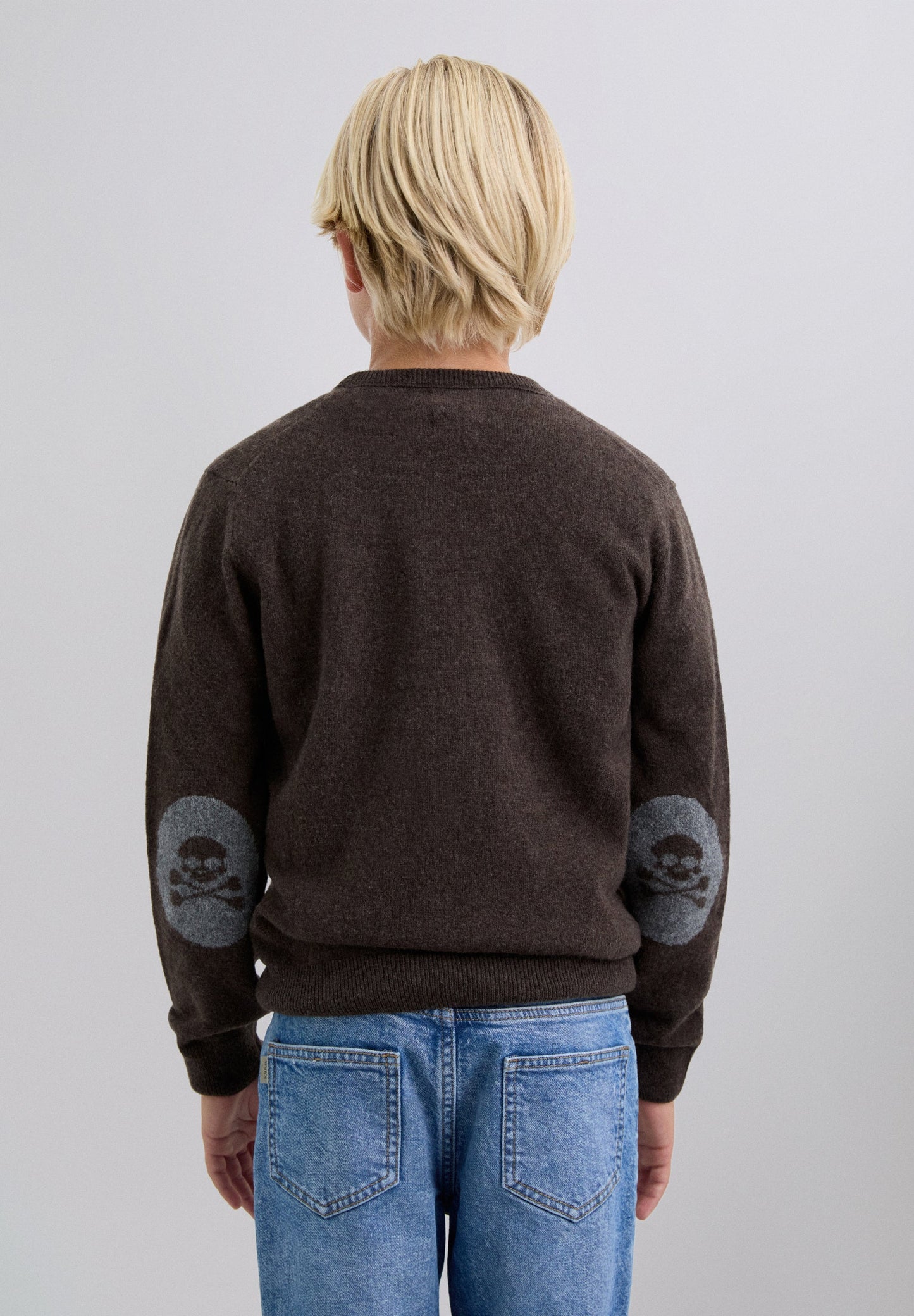 SWEATER DE LÃ COM SKULL